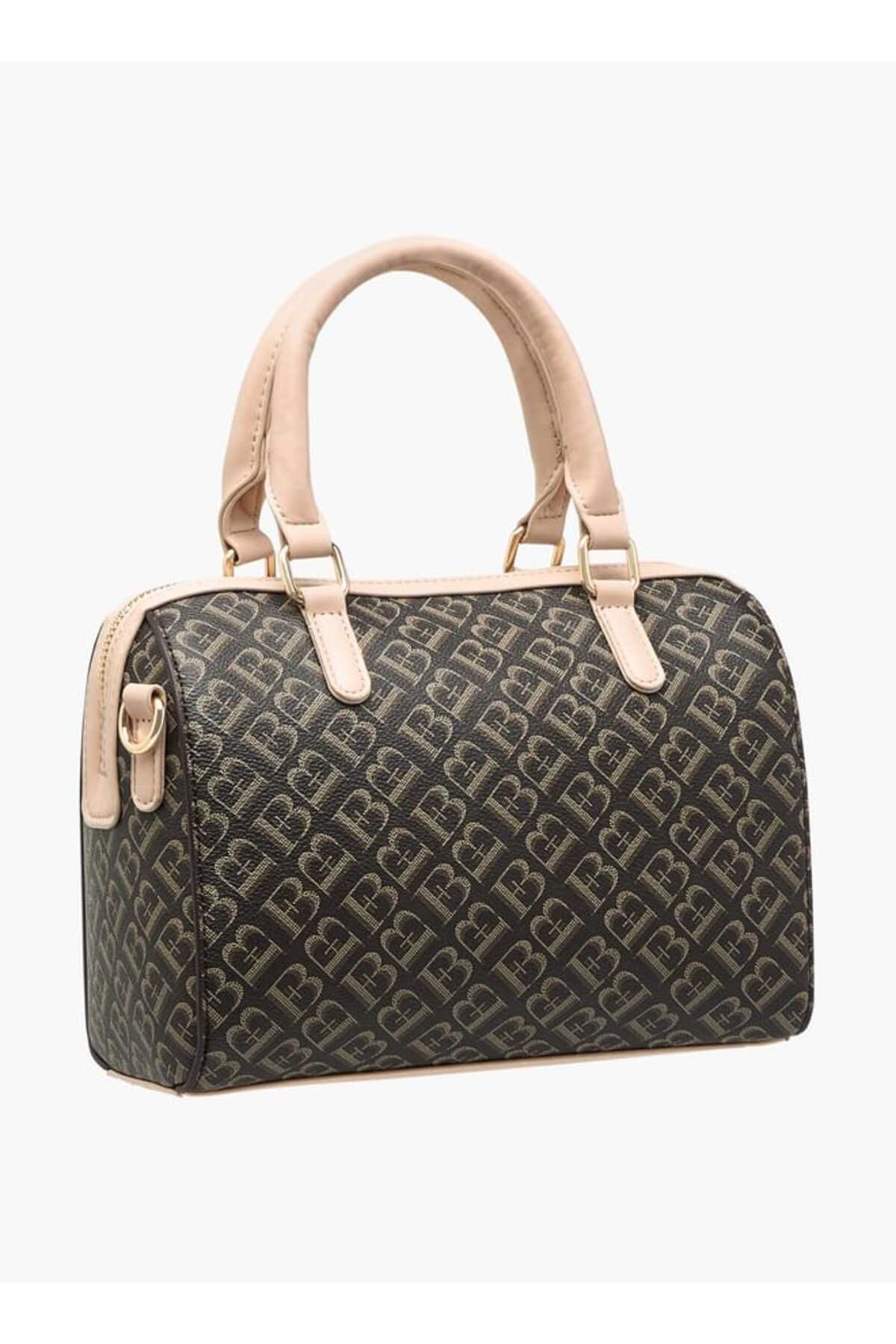 Flora Bella by Shoexpress-Flora Bella Textured Tote Bag with Handles and Detachable Strap - W 12.5 x H 20.5 x D 23.5 cm 3