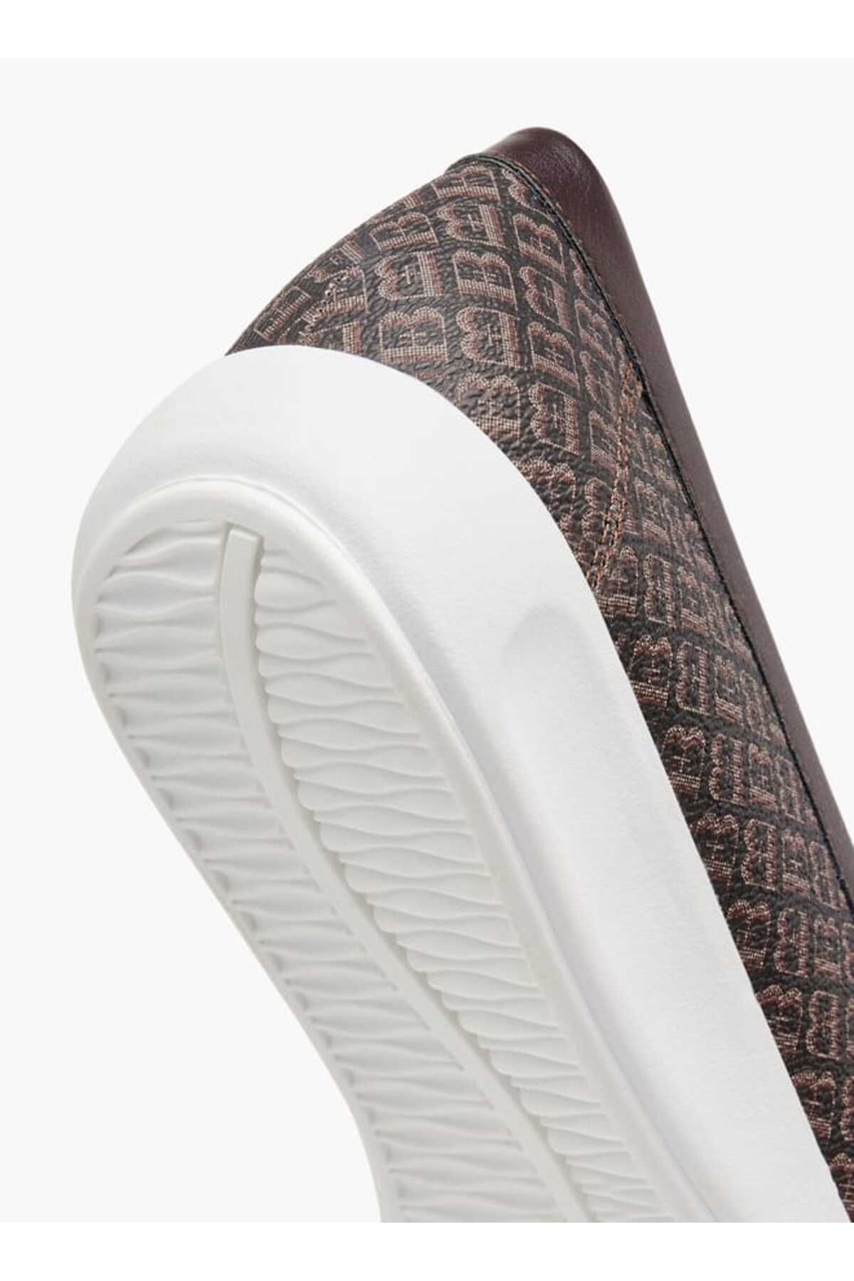 Flora Bella by Shoexpress-Flora Bella Monogram Print Slip-On Loafers 4