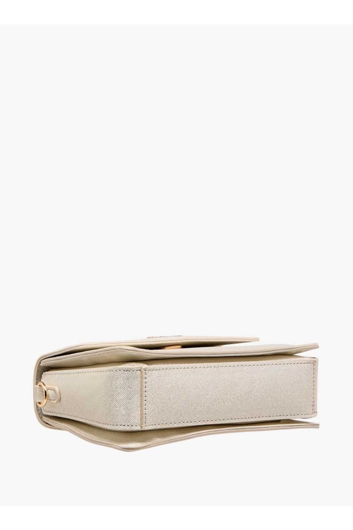 Flora Bella by Shoexpress-Flora Bella Textured Satchel Bag with Handle and Chain Strap 7