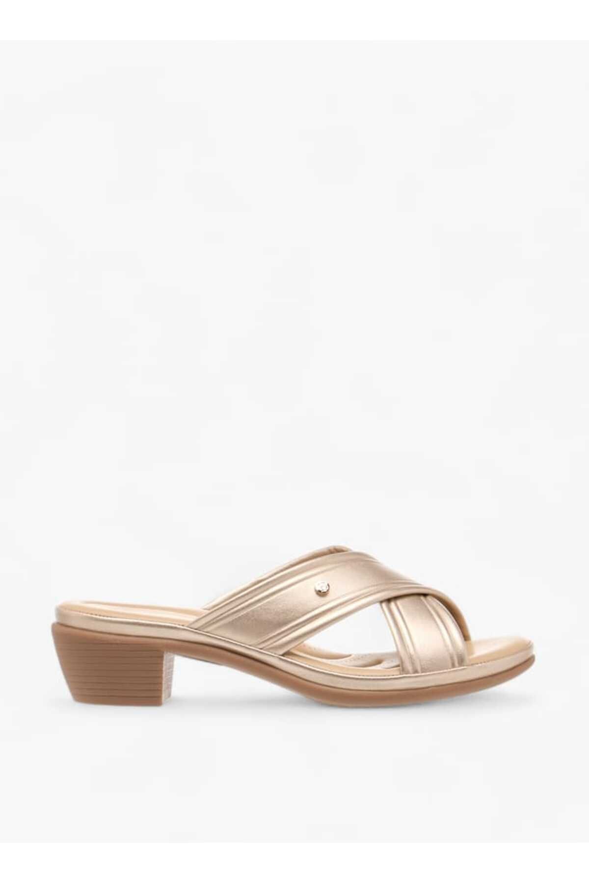 Flora Bella by Shoexpress-Flora Bella Cross Strap Slip-On Sandals with Block Heel 3