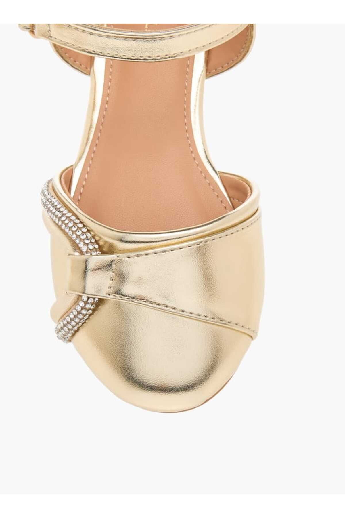 Flora Bella by Shoexpress-Flora Bella Embellished Strap Sandals with Hook and Loop Closure 2
