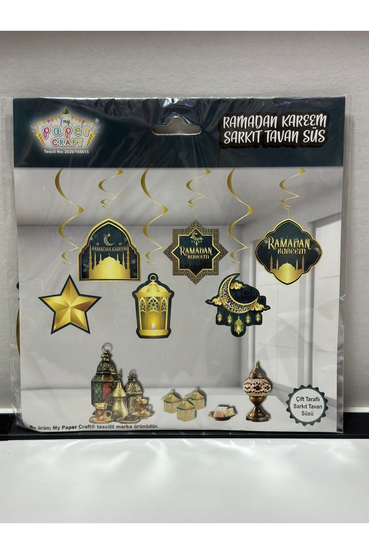 Party Partycom ‘’Ramadan Kareem’’ Sarkıt Tavan Süsü