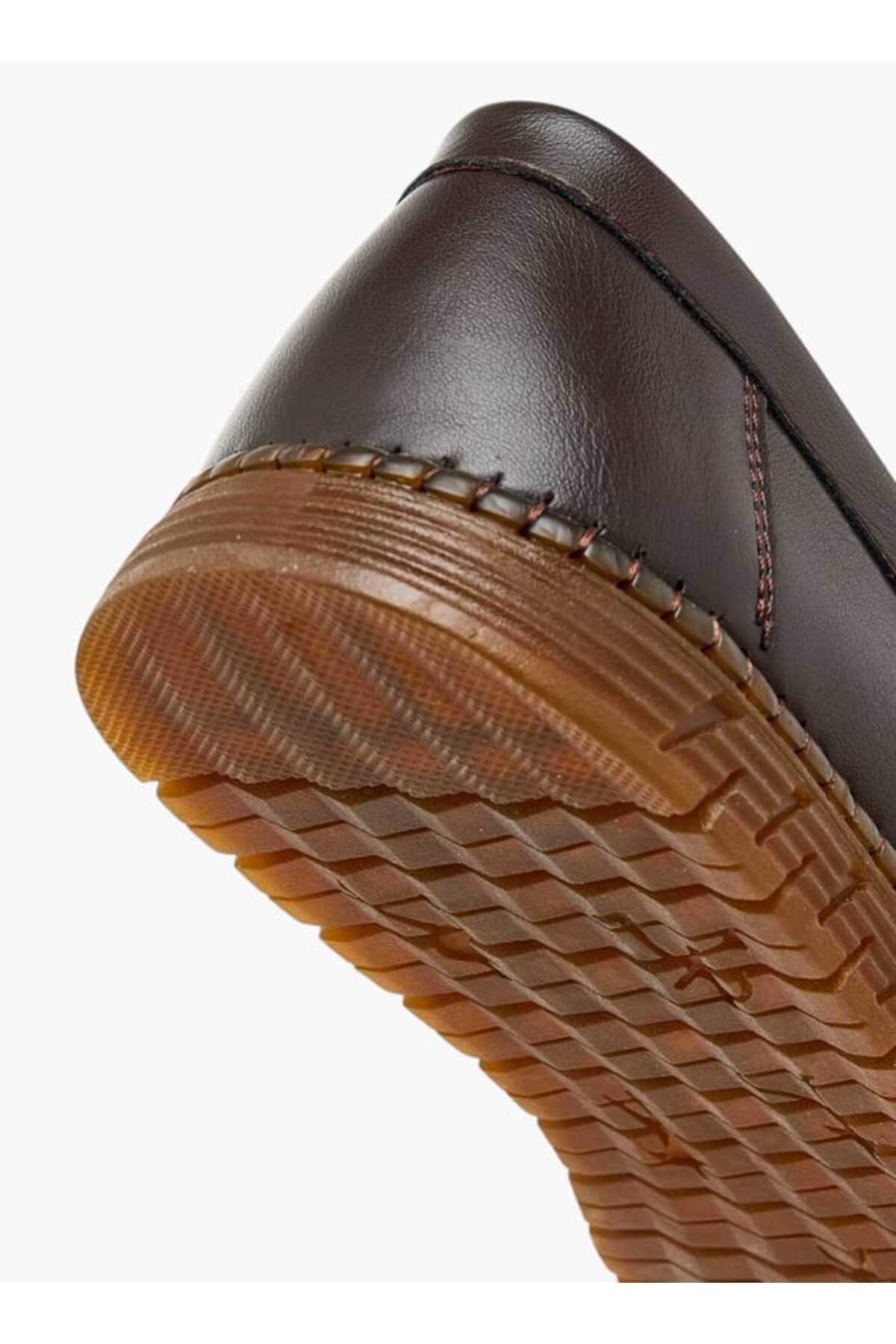 LBL by Shoexpress-Textured Slip-On Loafers with Cutout Detail 5