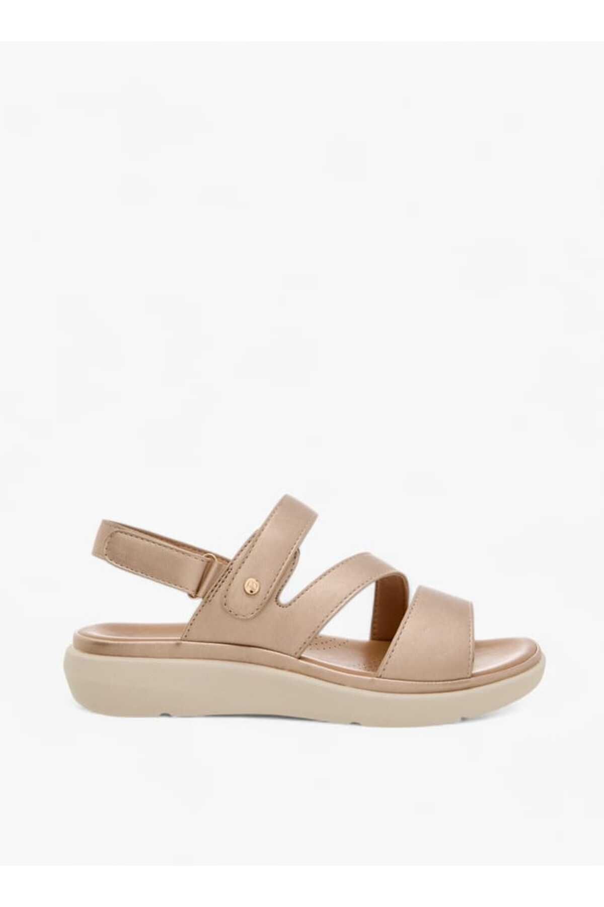 Flora Bella by Shoexpress-Flora Bella Solid Sandals with Hook and Loop Closure 3