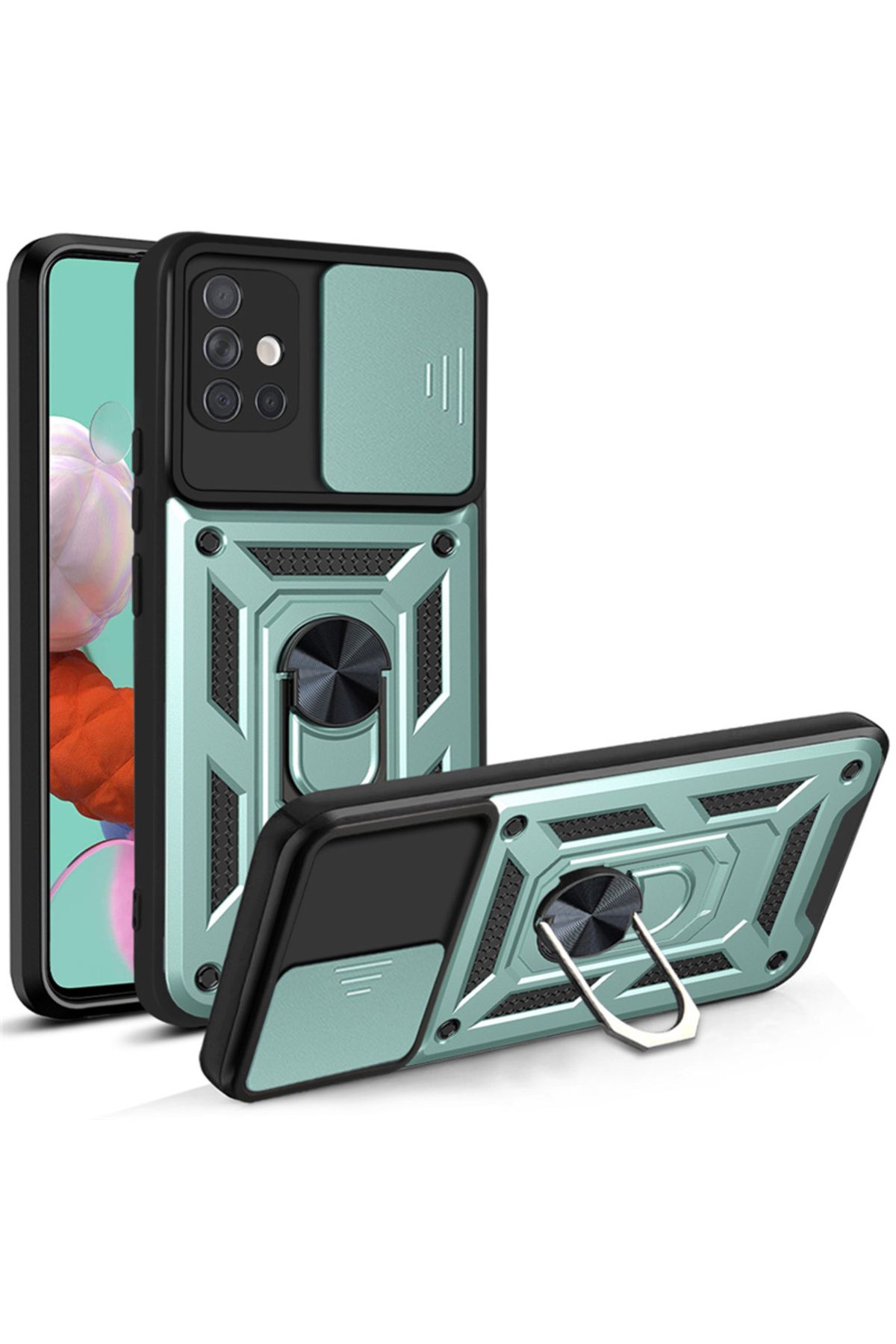 Choice-For Galaxy A51 5G drak green Armor Shockproof Case For Samsung Galaxy A11 A31 A51 A71 M11 M51 A21s C 1