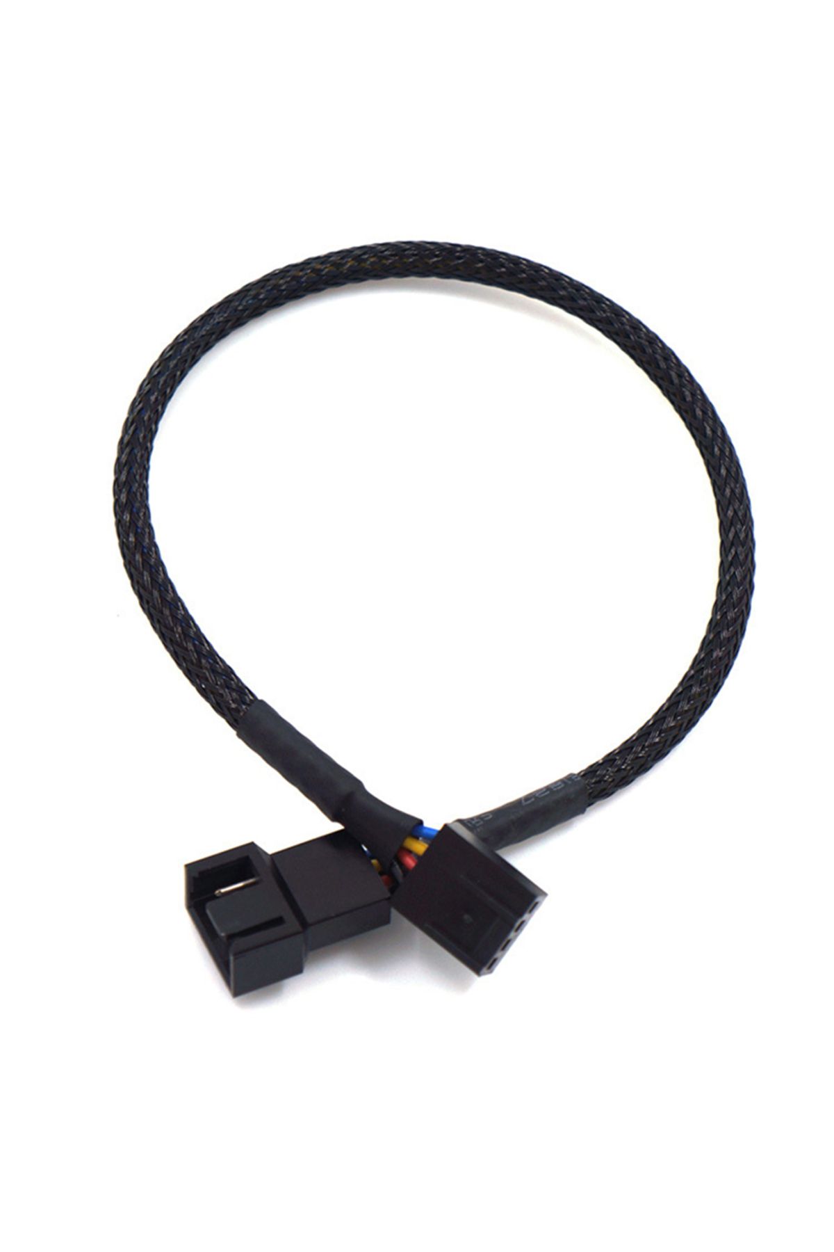Choice-1 in 1 New 4 Pin Pwm Fan Cable 1 To 4/3/2/1 Ways Splitter Black Sleeved 27cm Extension Cable Connect 1