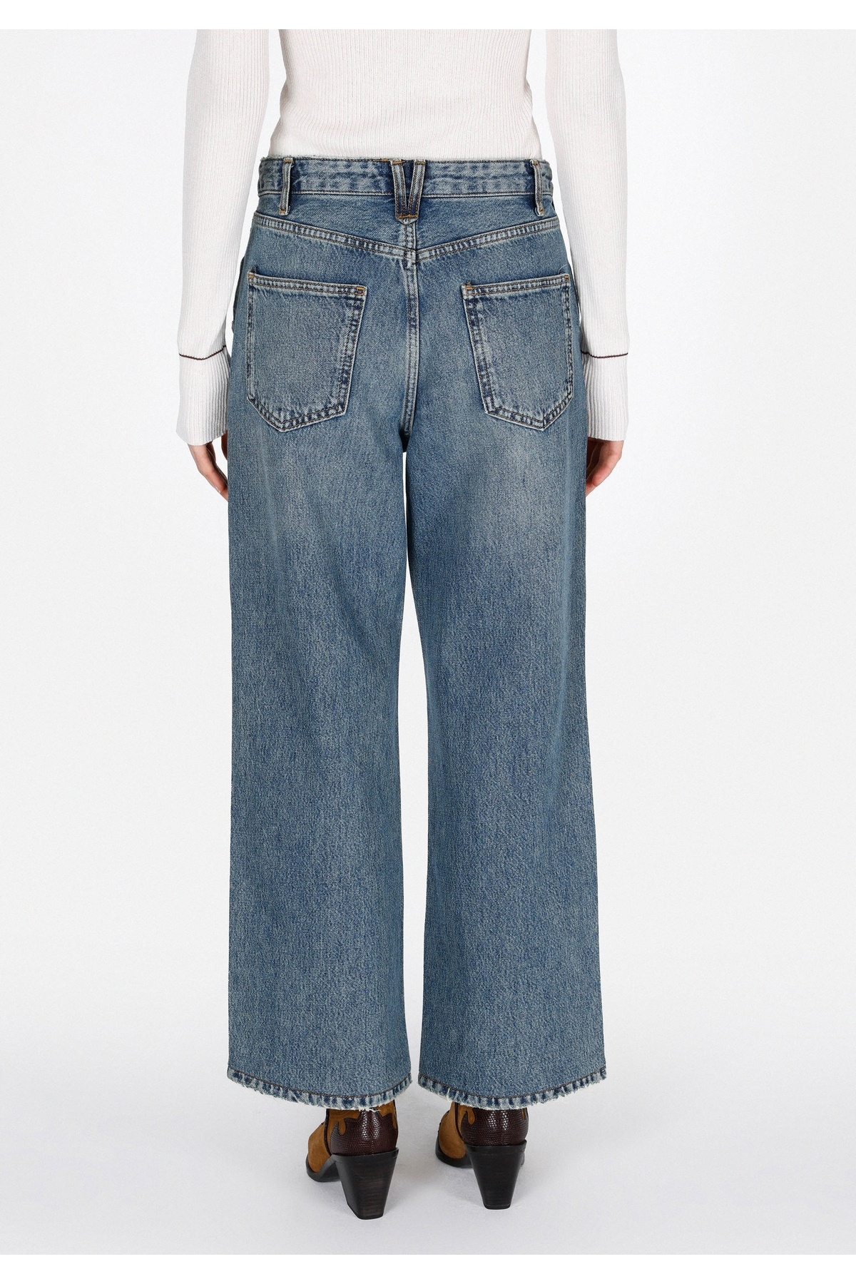 Colin's-Pantaloni de jeans albaștri pentru femei 970 Berry Regular Fit 2