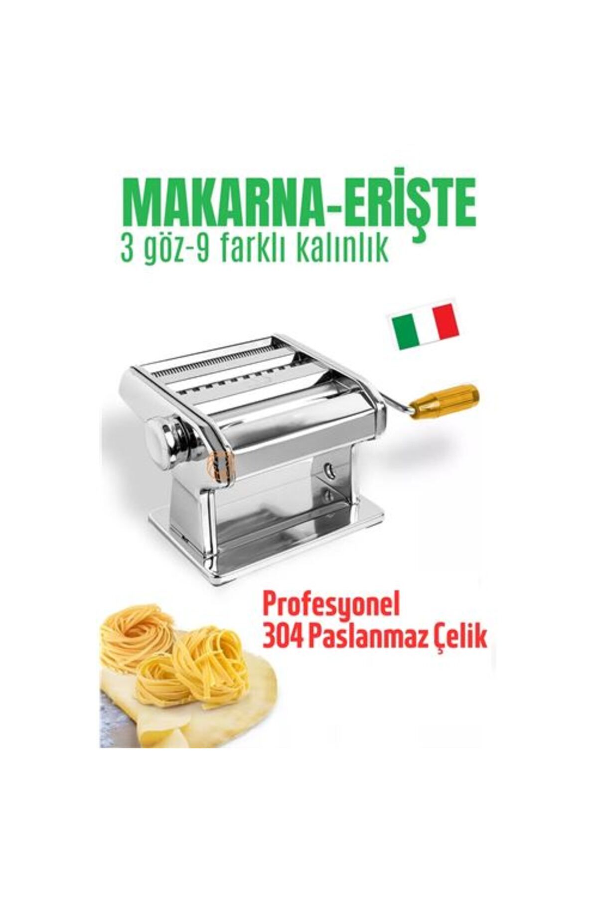 Findit ModaCar Makarna Makinası Erişte Makarna Kesici Erişte Makinası 304 Paslanmaz Çelik