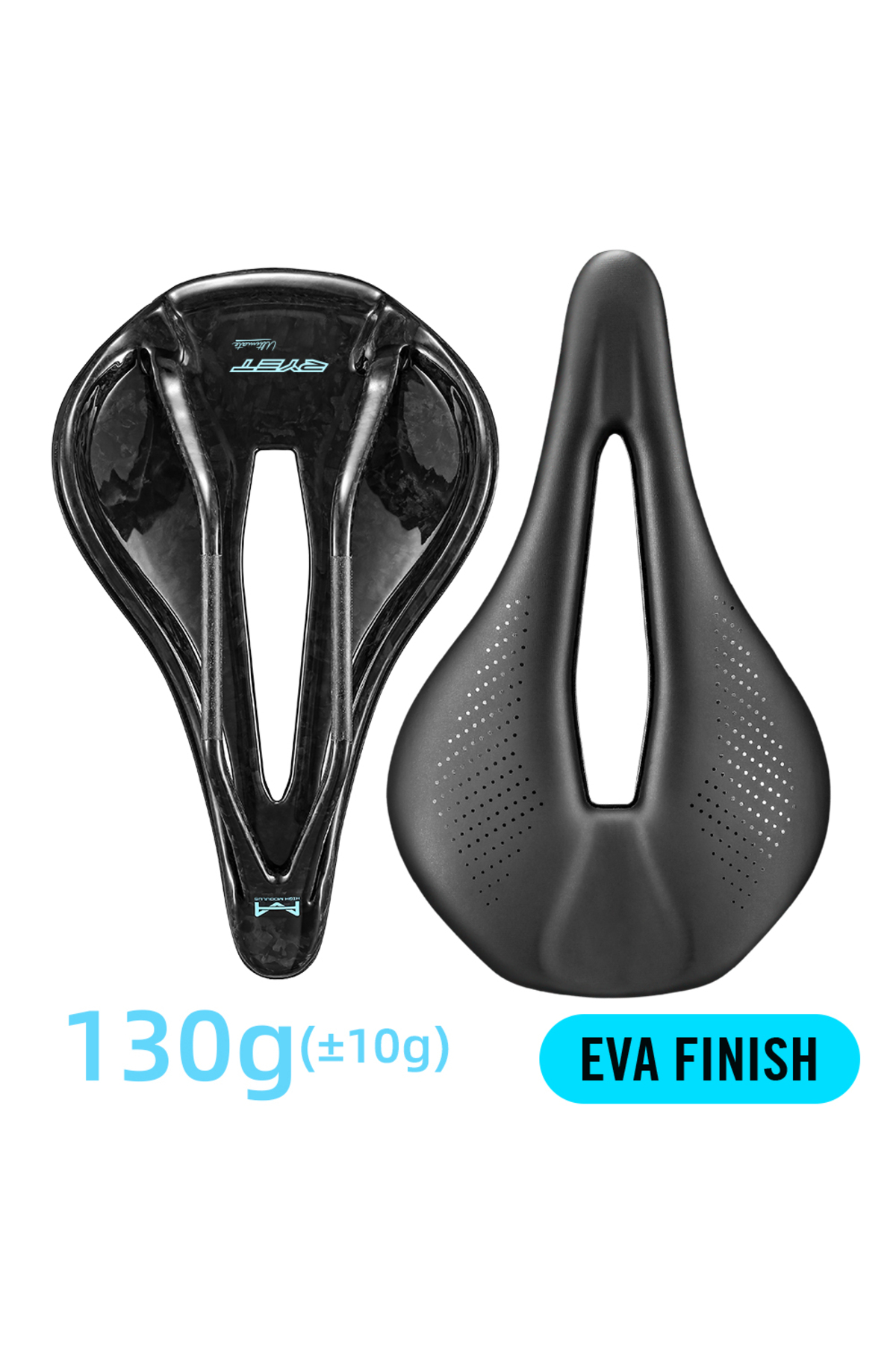 Choice 3D RT06S 145mm RYET Carbon 3D Printed Saddle 145/155MM 130g