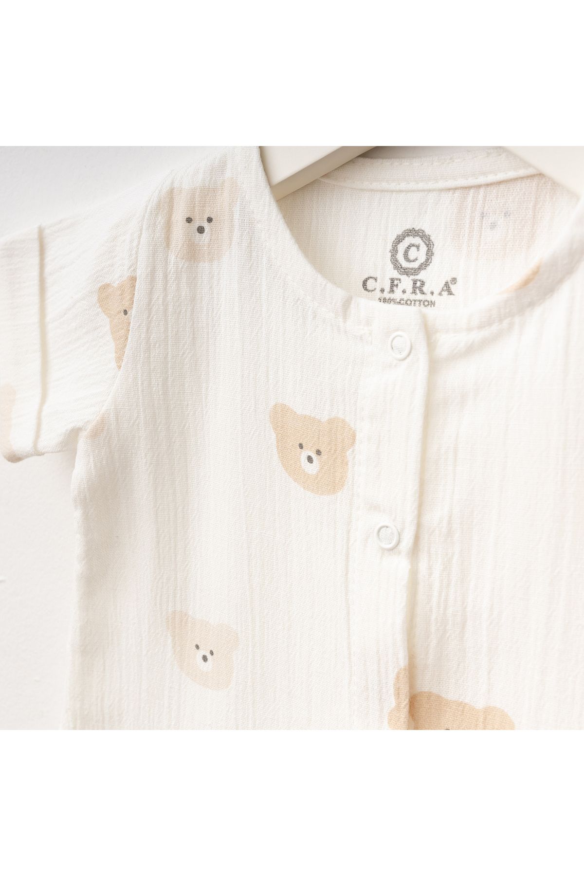 CFRA-Unisex Barbatöz Patterned Summer Baby Jumpsuit 2