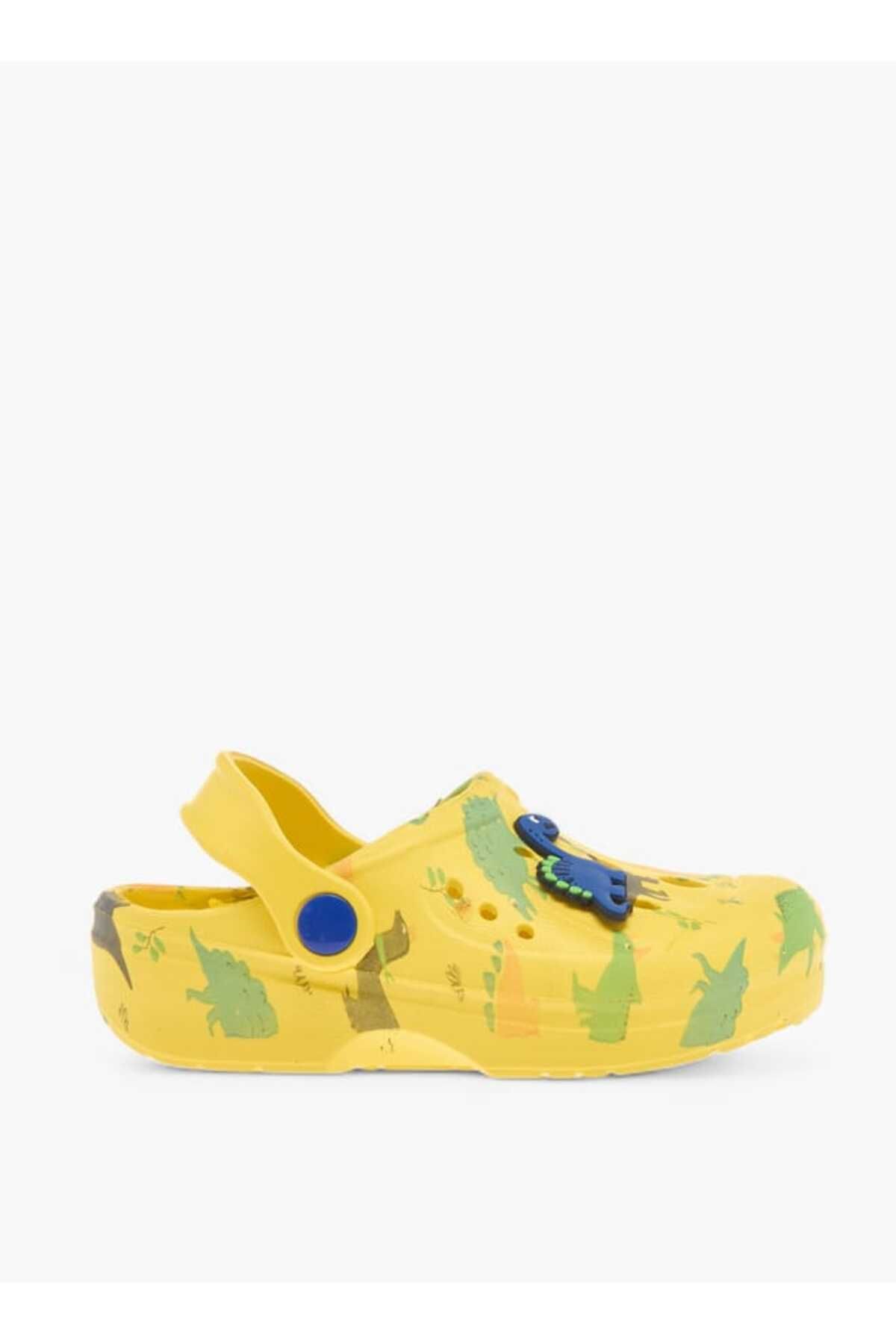 LBL by Shoexpress-Dinosaur Applique Clogs with Backstrap 2