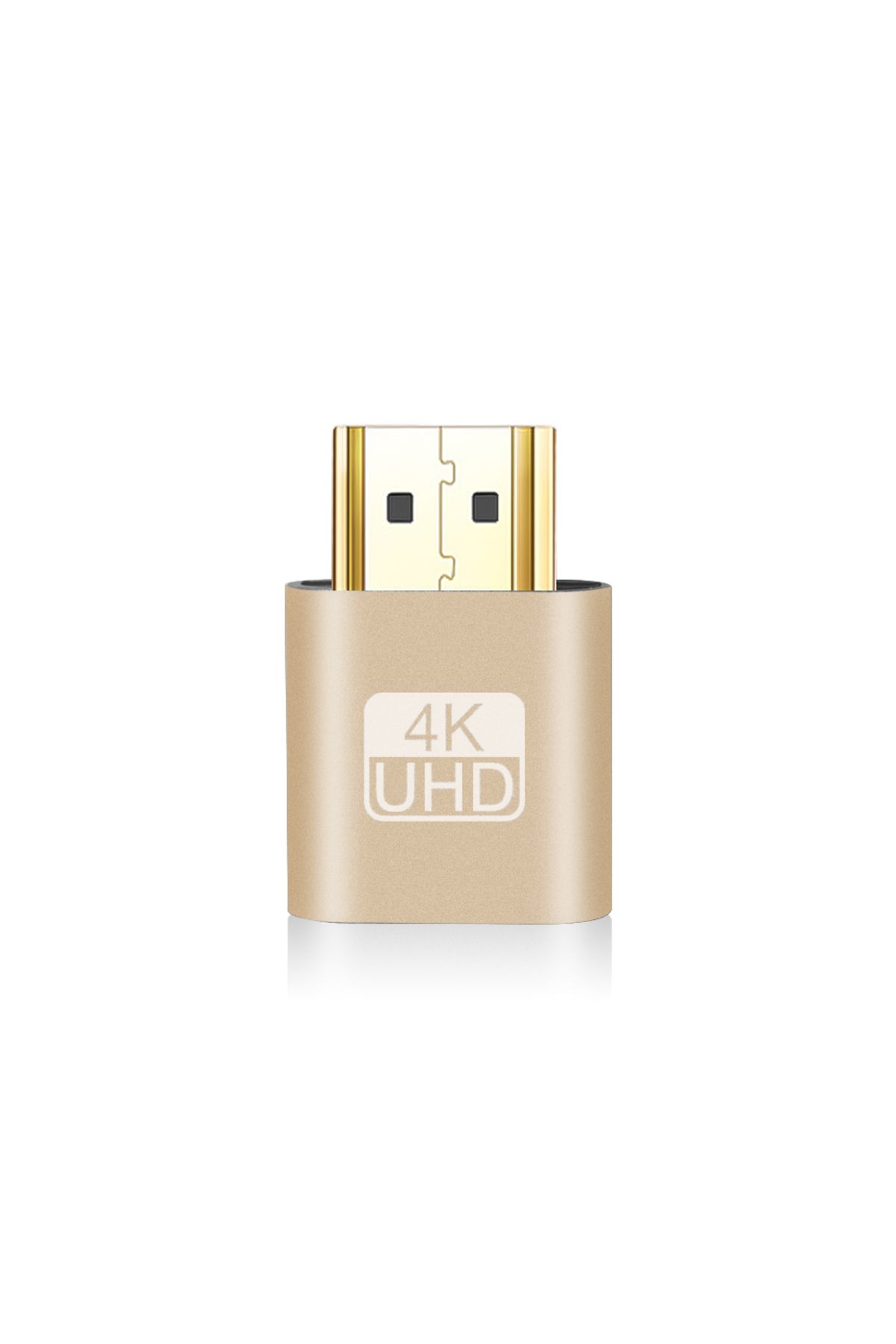 Kebidumei-محول العرض الافتراضي VGA Gold متوافق مع HDMI 1.4 DDC EDID Dummy Plug Headless Ghost Display 1