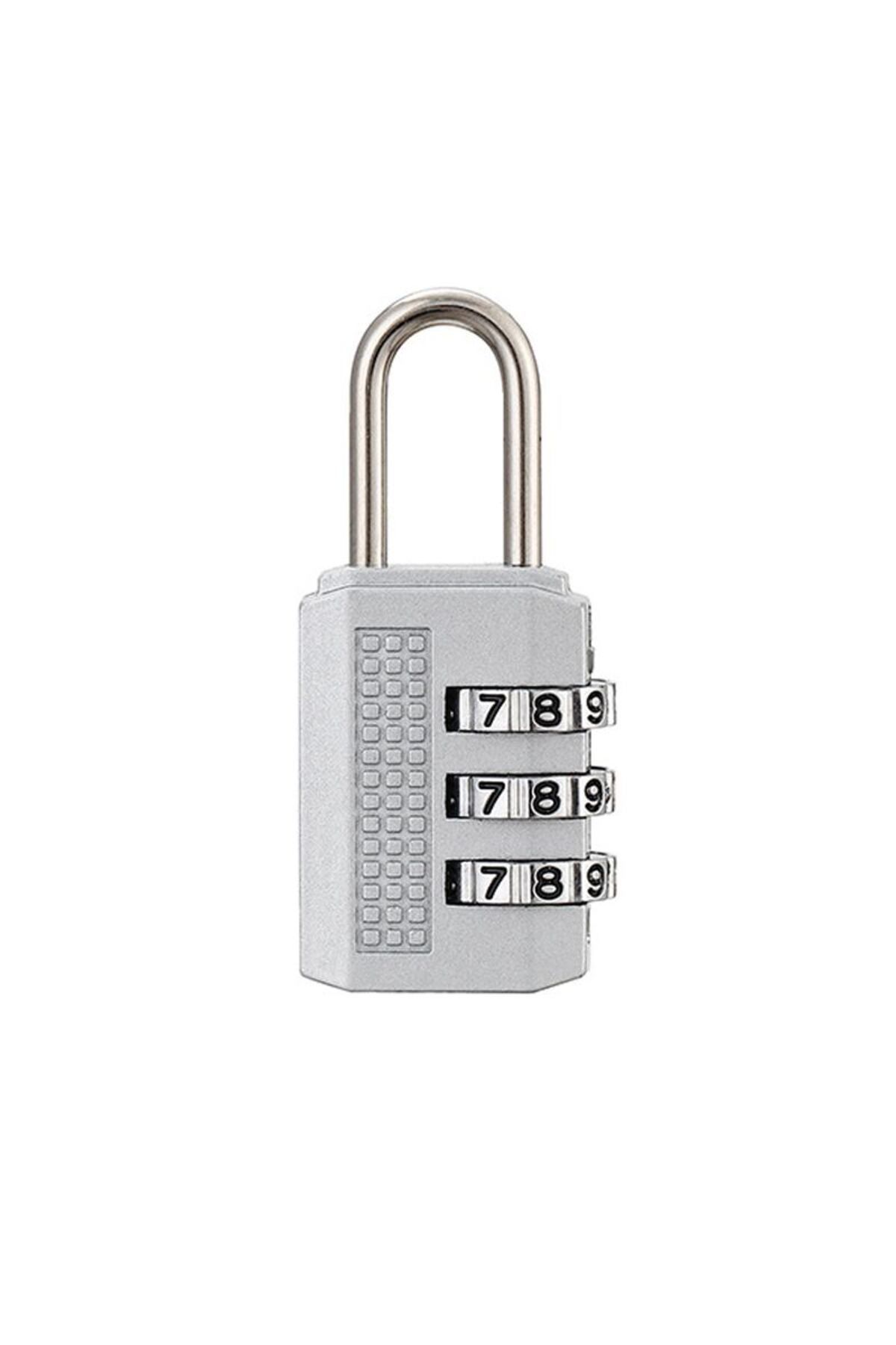 Weather Forecast-23 Mm 3 Digit Resettable Combination Luggage Lock - Hanging Cin530slv 1