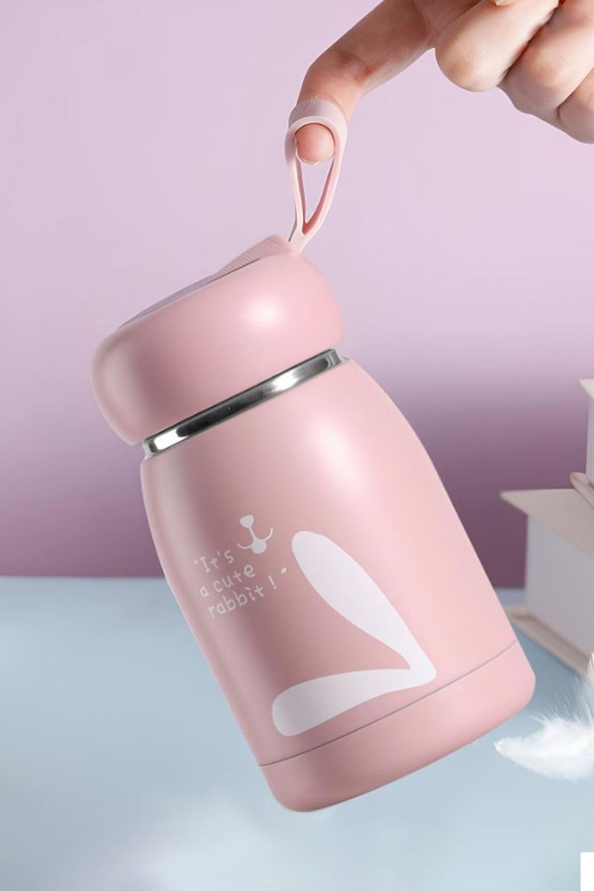 Weather Forecast Pembe 304 Çelik 320 ml Bebek Mama Saklama Termosu Mug cin493pm fotoğrafı 3 (önizleme)