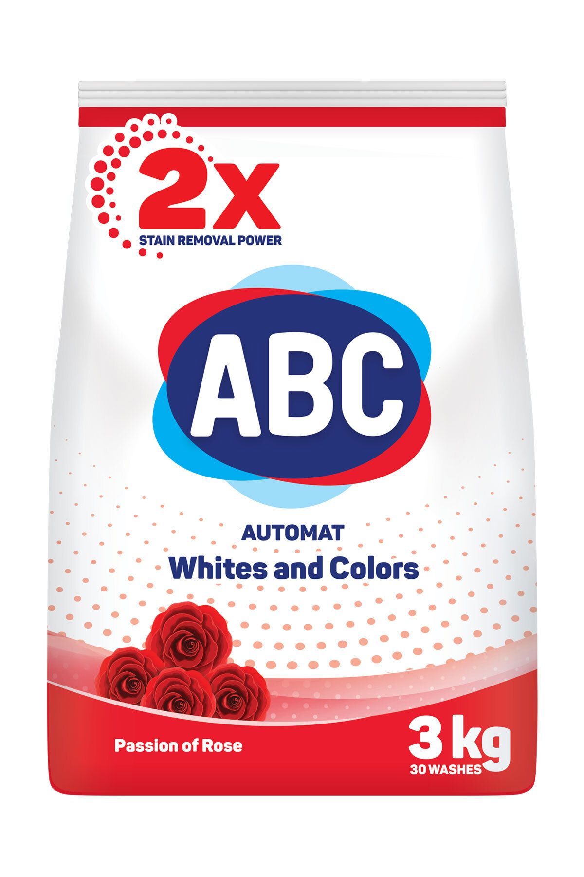 ABC-AUTOMATIC DETERGENT-WHITE and COLOR ROSE 3 KG 1