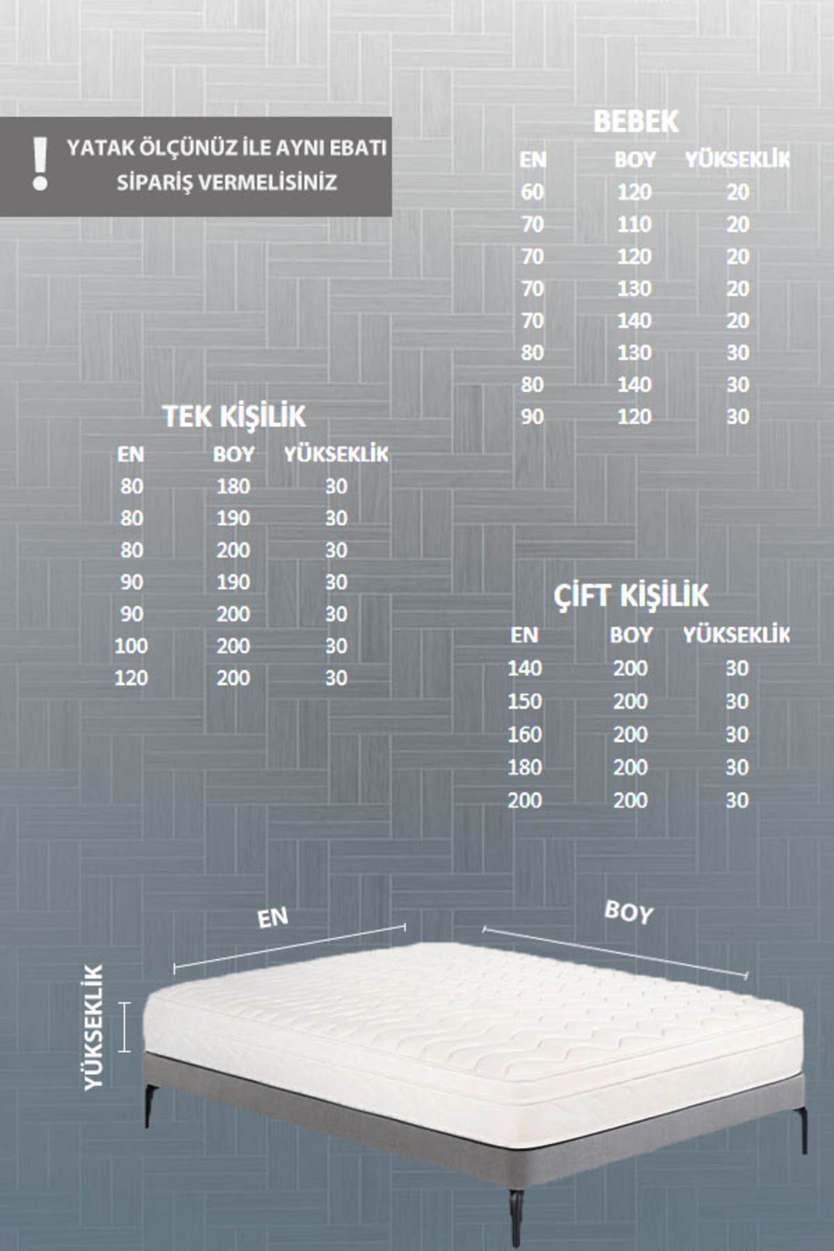 Ladylina Home %100 Sıvı Geçirmez Pamuklu Sıvı Geçirmez Bebek & Çocuk & Tek & Çift Kişilik Yatak Koruyucu Alezi fotoğrafı 2 (önizleme)