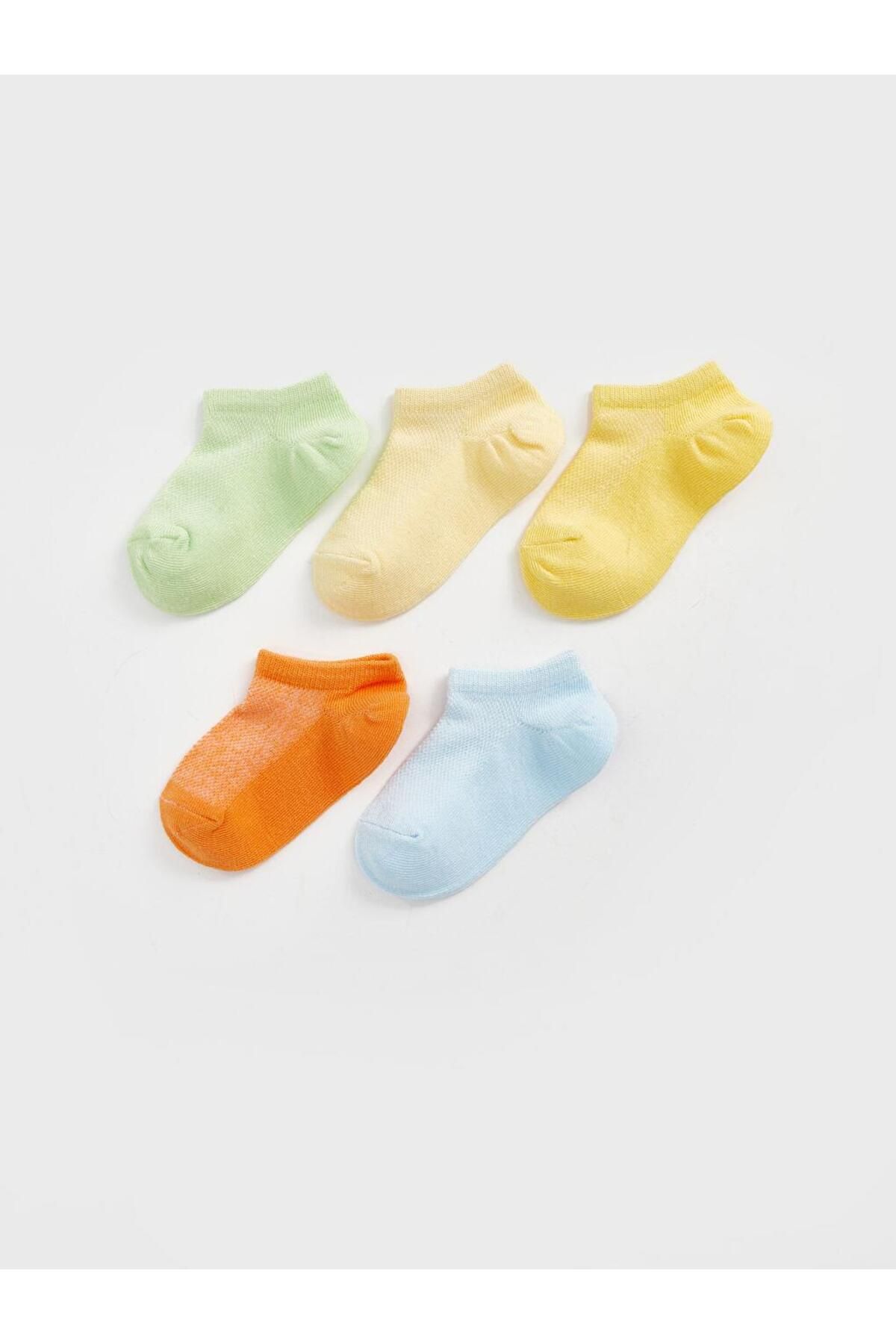 LC Waikiki-5-Piece Basic Baby Boy Socks Set 1