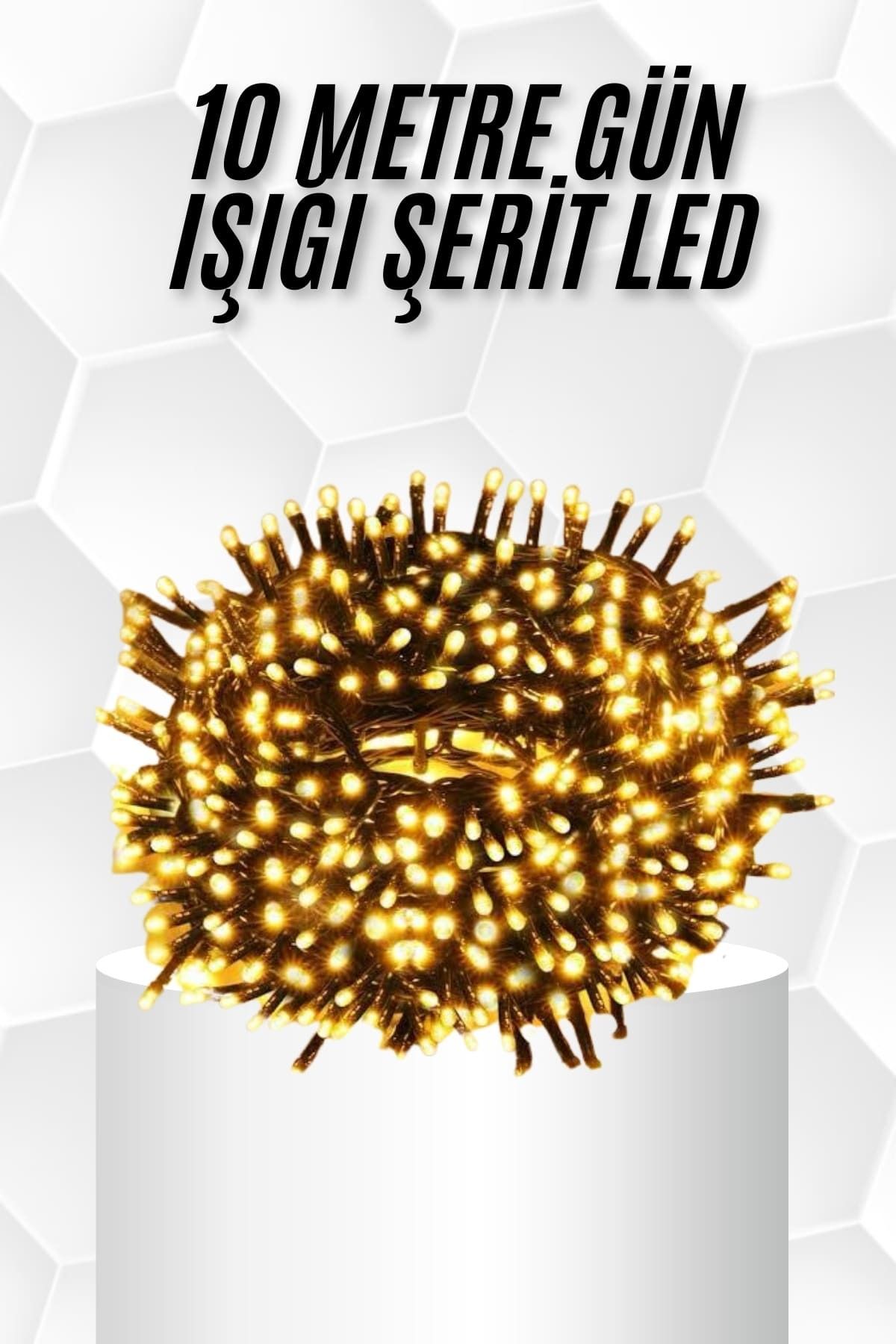 ASTRALTECH 10 Metre Led Işık Gün Işığı Her Ortama Uygun Ampüllü