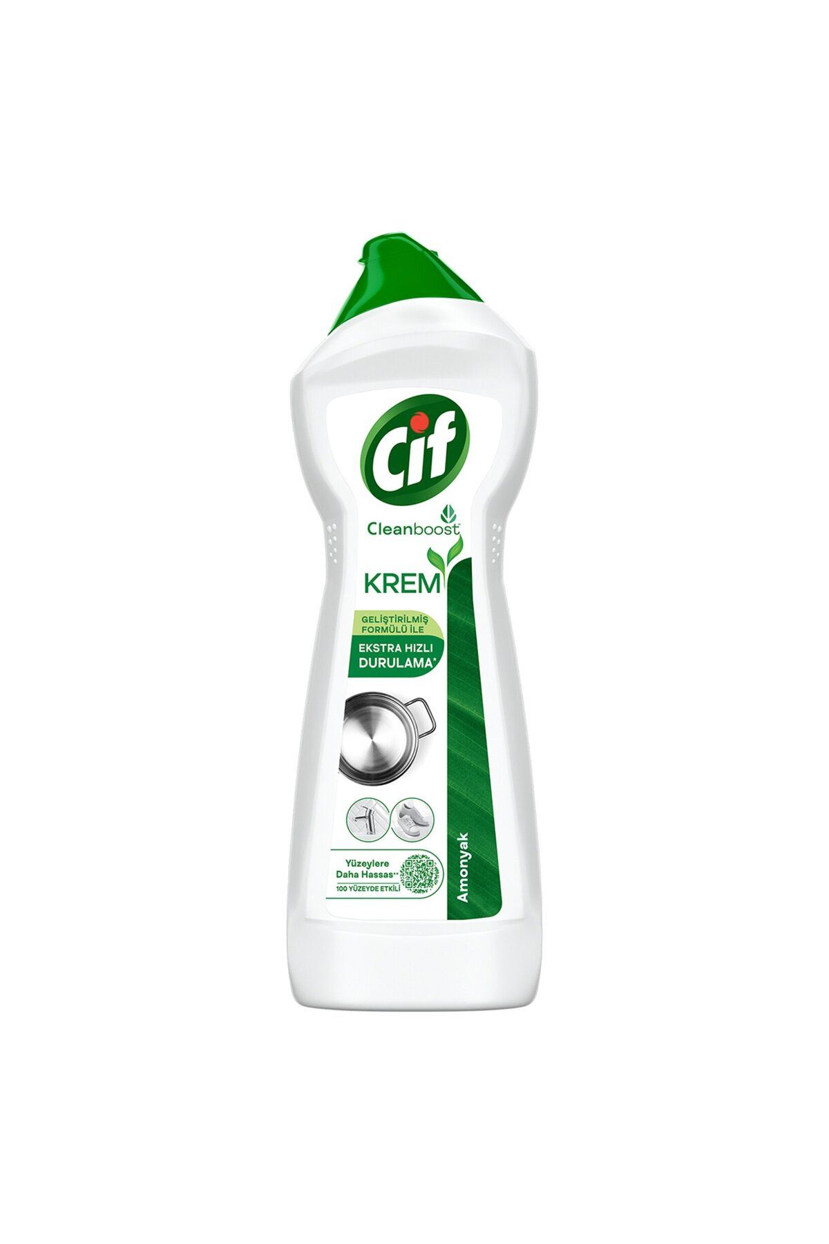 Cif Krem Yeni Nesil Yüzey Temizleyici Amonyak 750 Ml