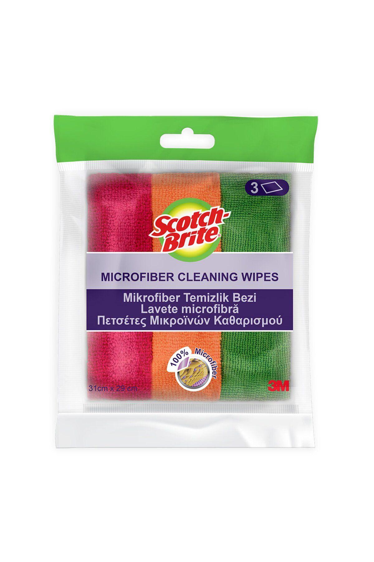 Scotch Brite Mikrofiber Bez 3'lü