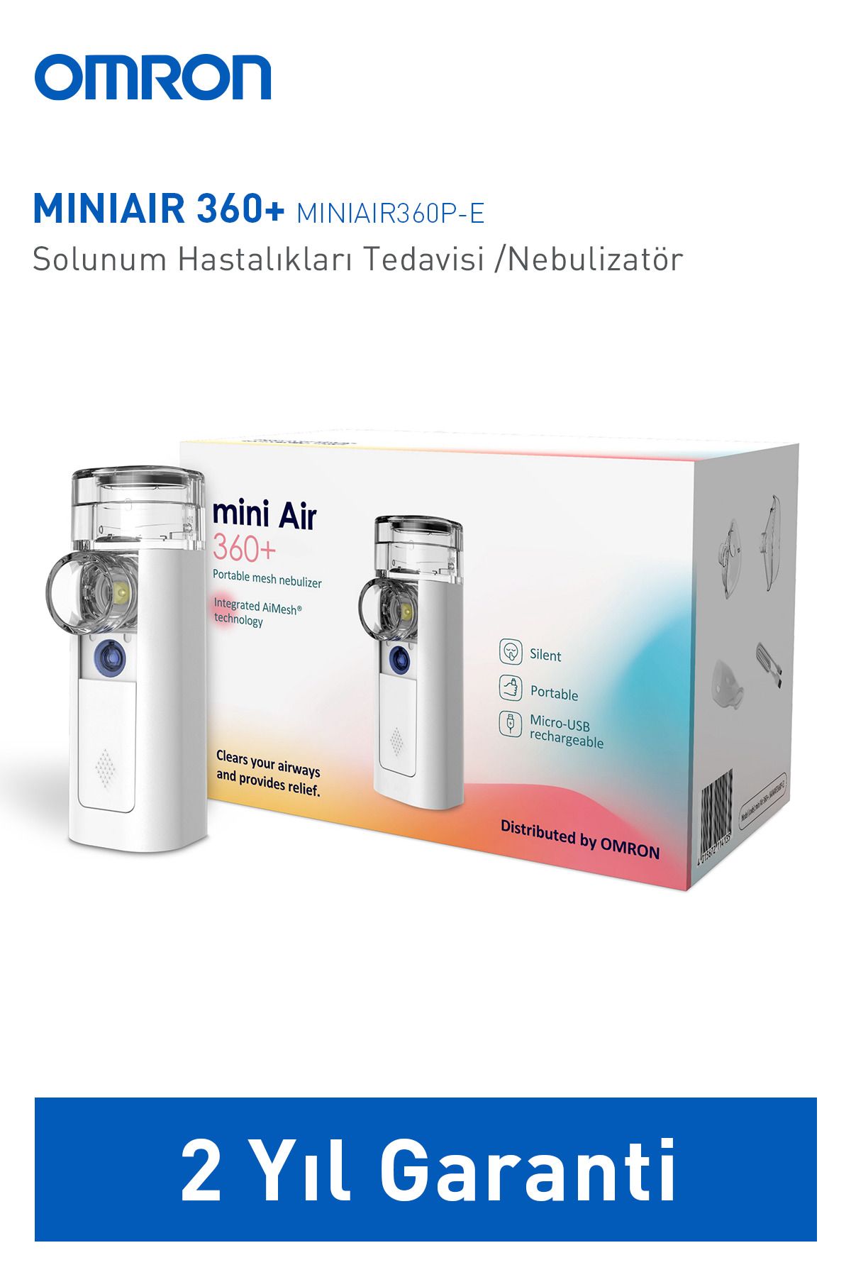 Omron-Mini Air 360+ Mesh Nebülizatör 1