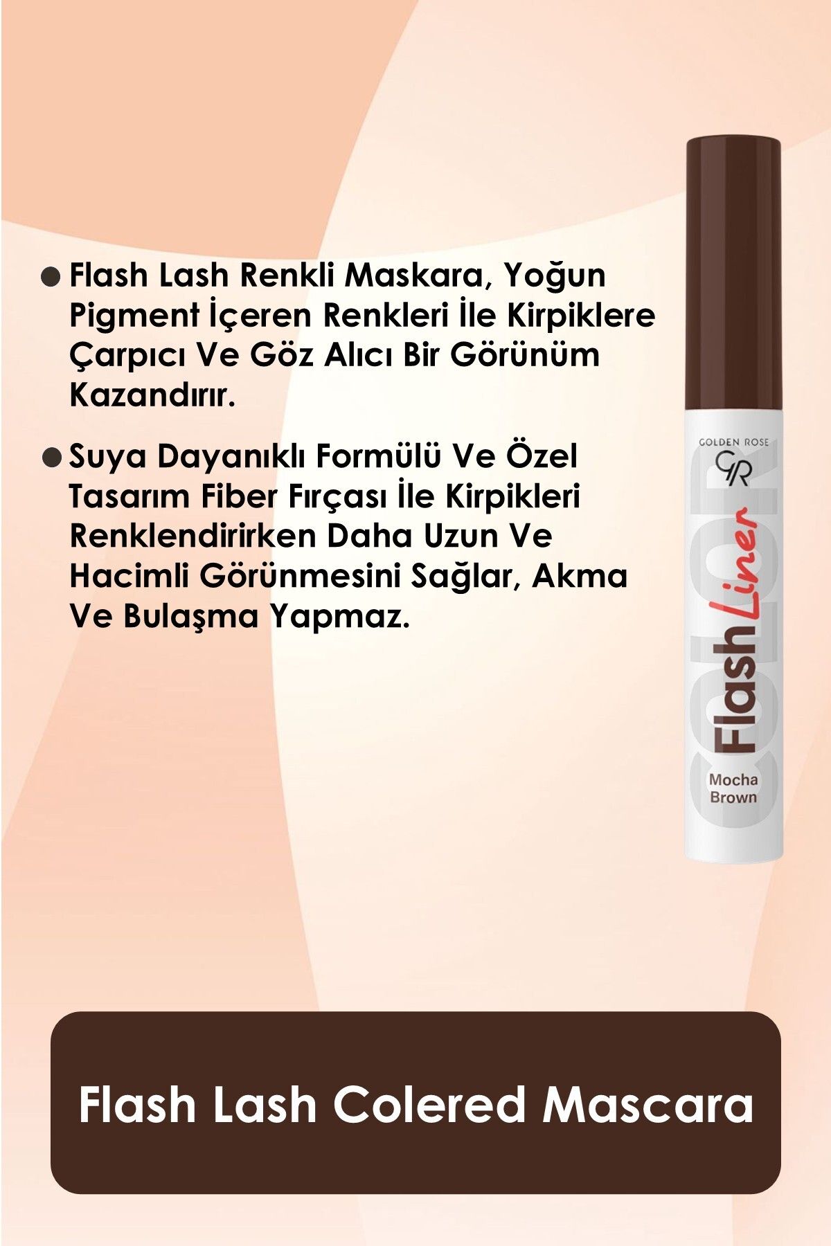 خط چشم Colered Flash Liner No:108 Mocha Brown - خط چشم رنگی - 8691190535186 Golden Rose