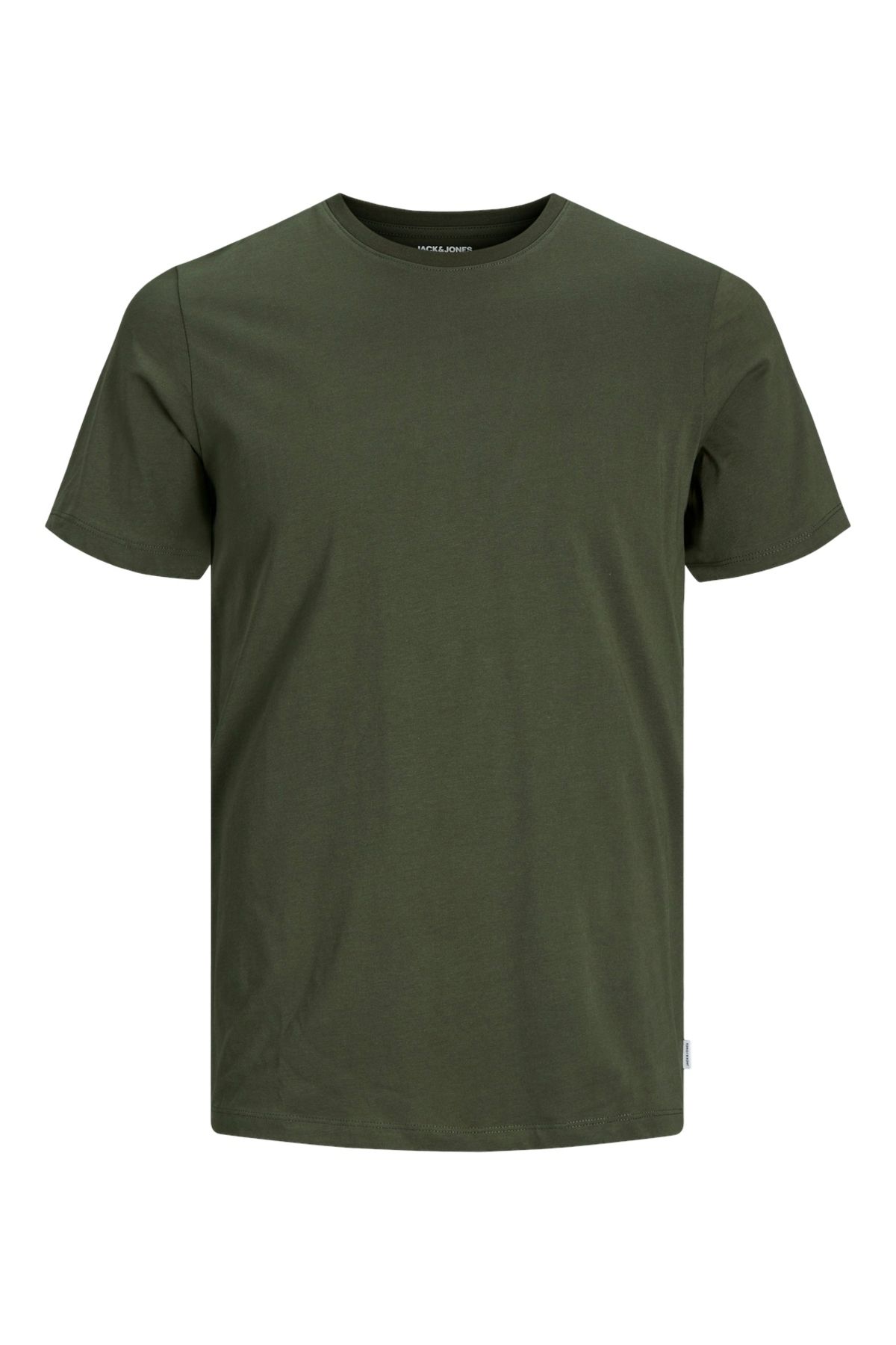 تی شرت سبز مردانه Jack Jones یقه O neck Noos Jjeorganic Basic 12156101 Jack & Jones