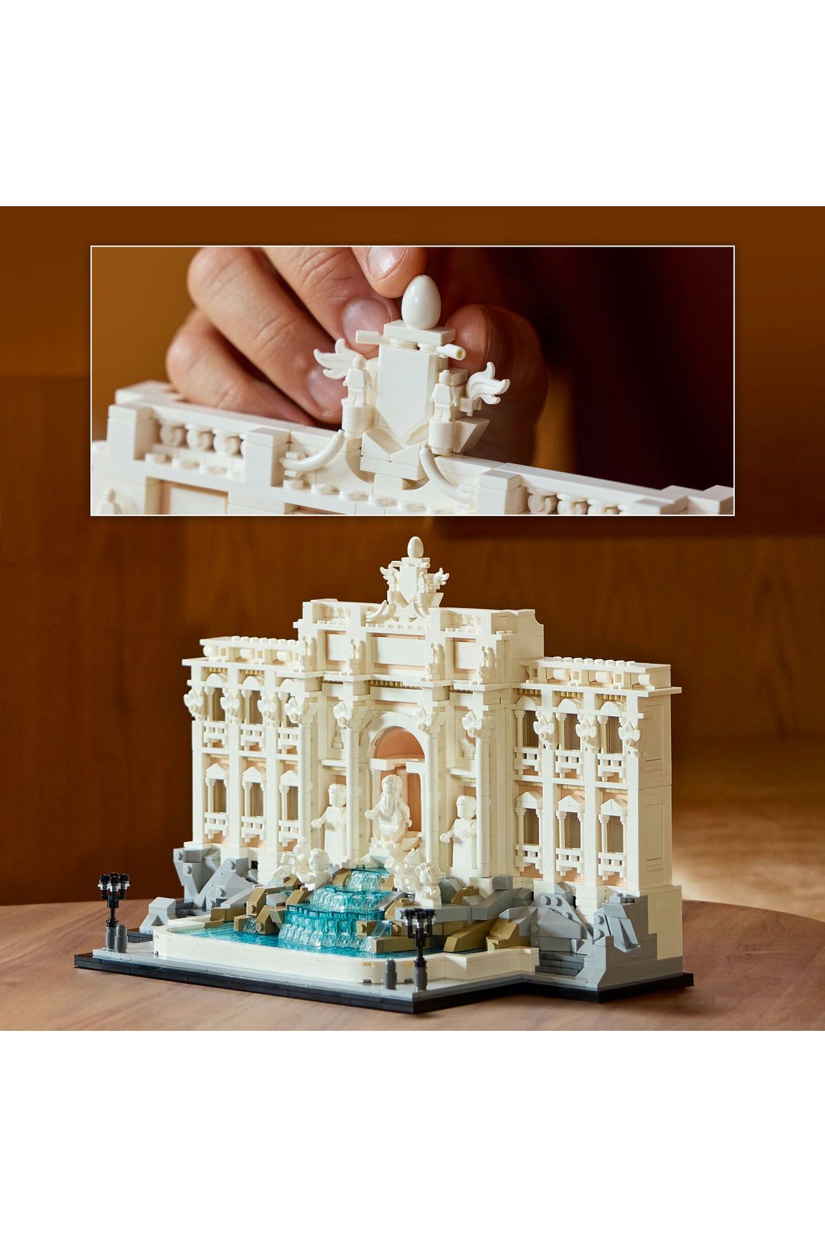 LEGO-®   Architecture Trevi Fountain 21062 - 18+ Decorative and Displayable Model Building Set (1880 Pr) 8