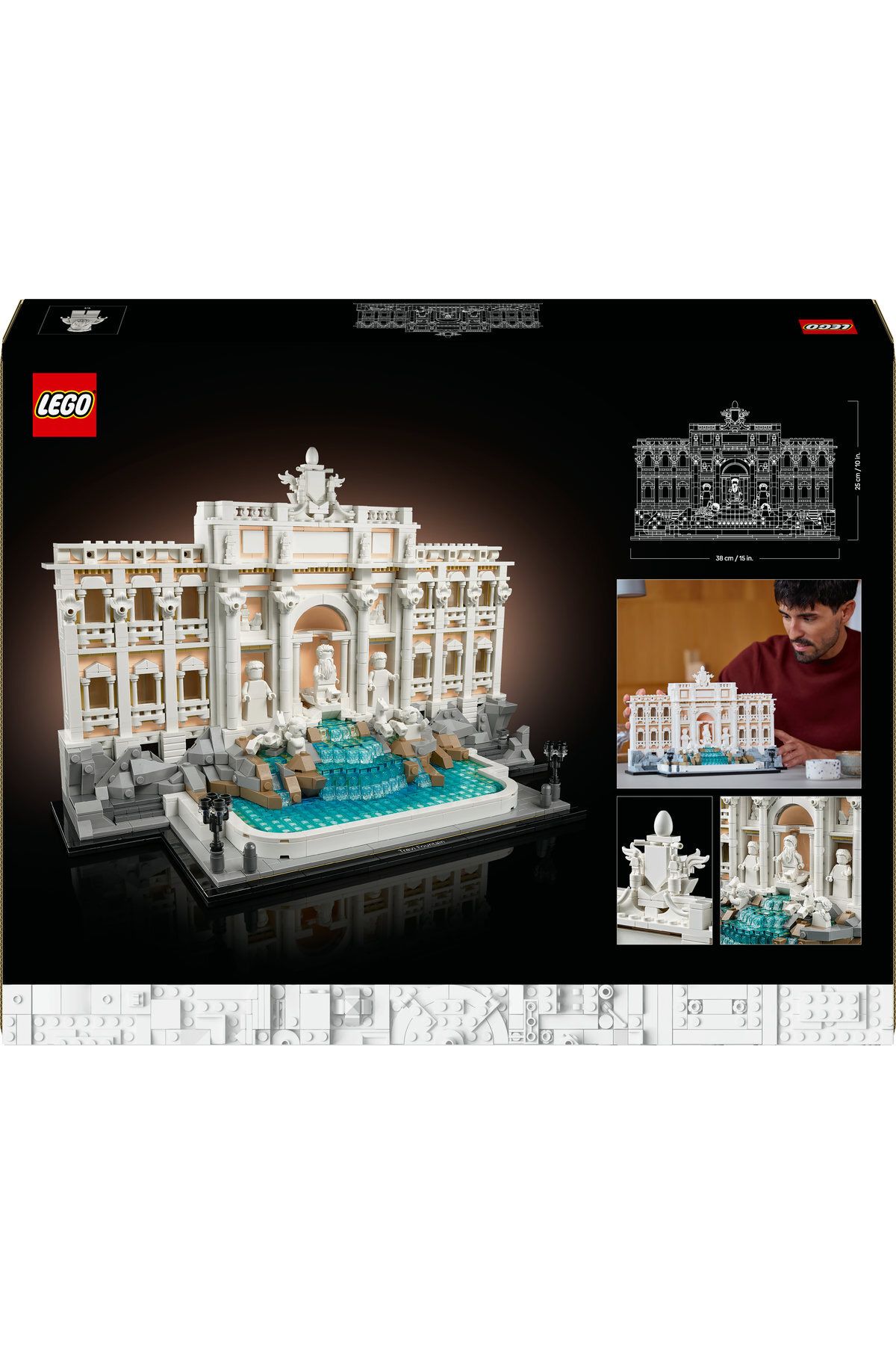 LEGO-®   Architecture Trevi Fountain 21062 - 18+ Decorative and Displayable Model Building Set (1880 Pr) 5