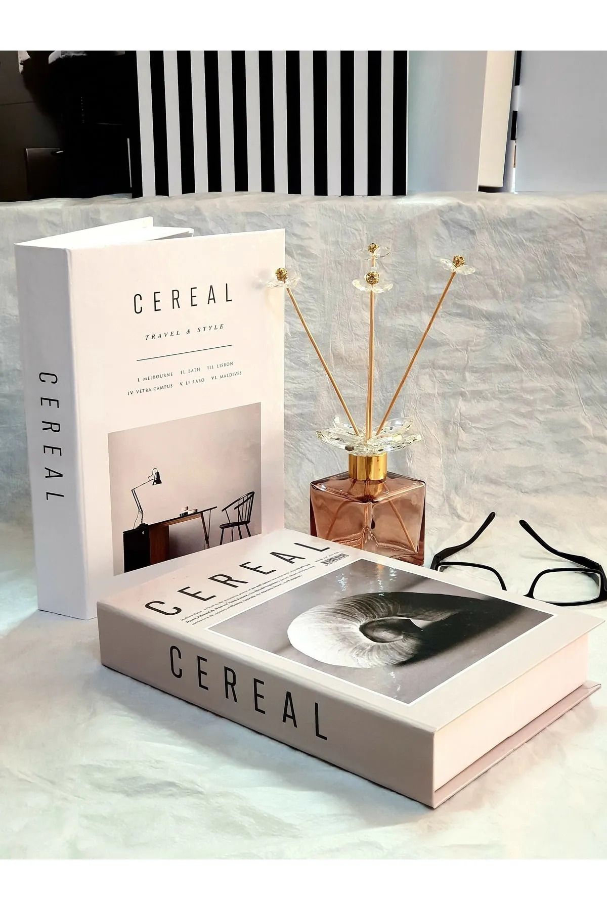 Saccura Dekor-Set de 2 cutii decorative - Cutie pentru cereale și cărți 2