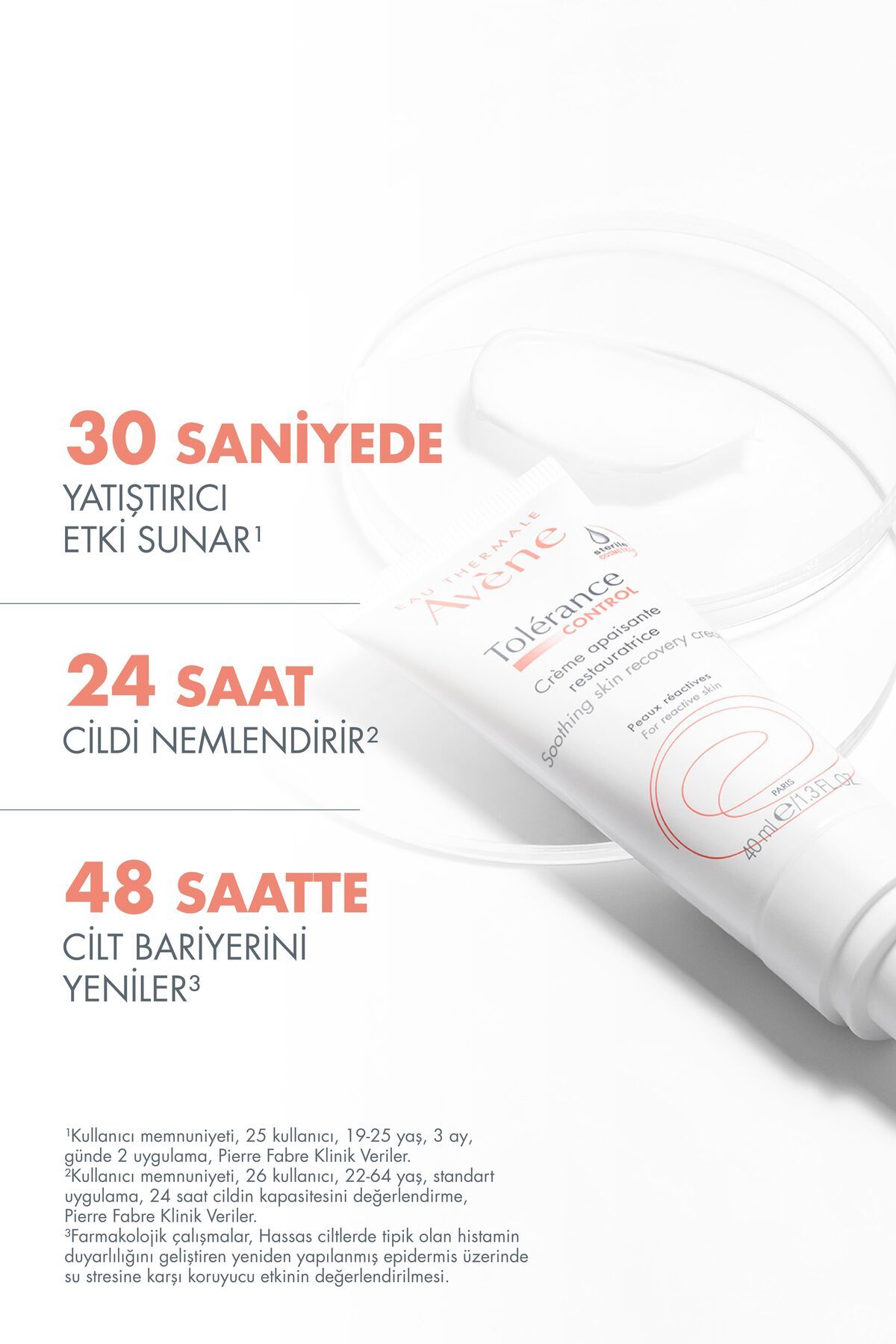 کرم تسکین دهنده و بازسازی کننده پوست 40 میلی لیتری Tolerance Control Avene