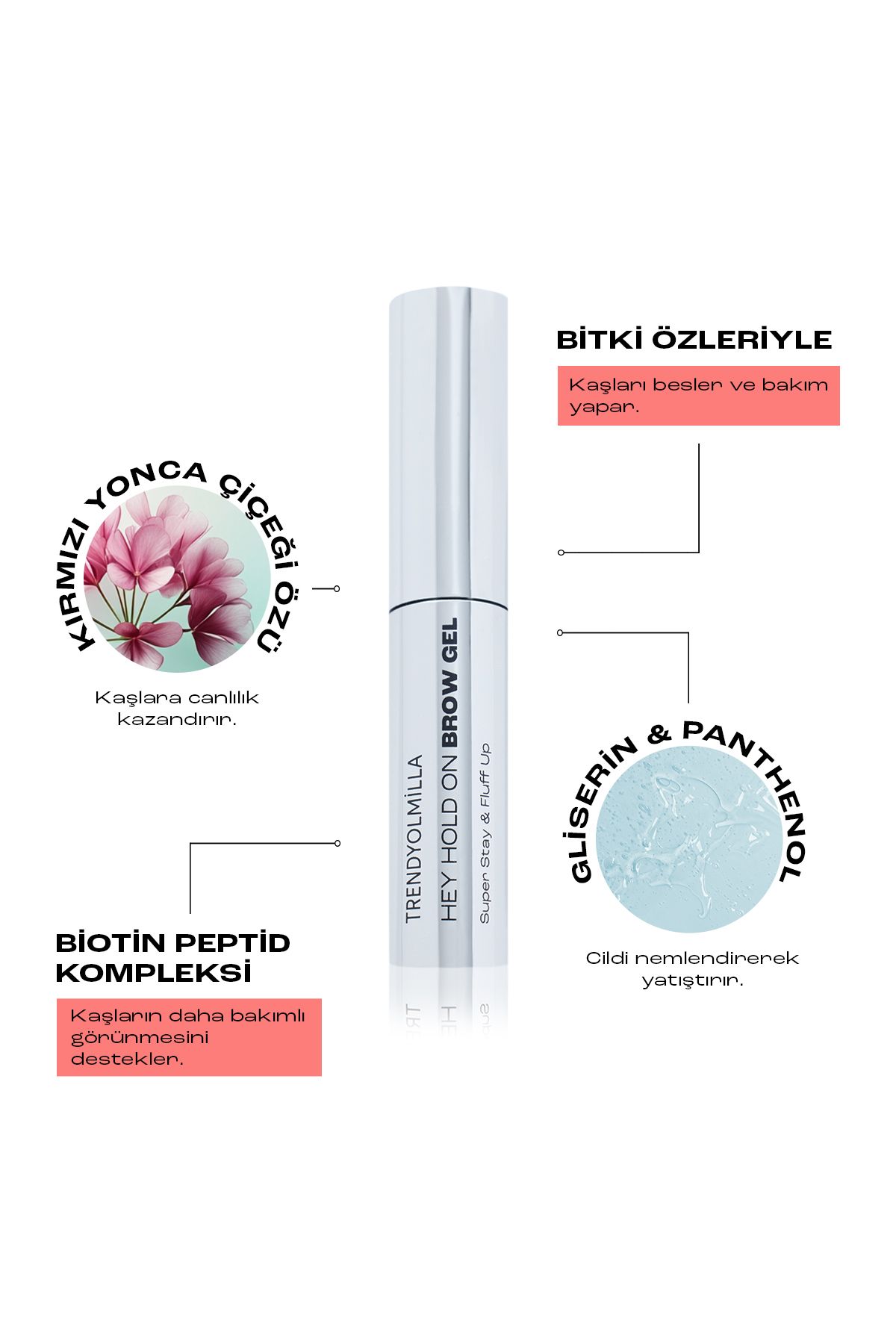 Trendyolmilla Beauty-12 Stunden haltbar – stabilisierendes und formende Augenbrauengel TKZAW25KY00000 3