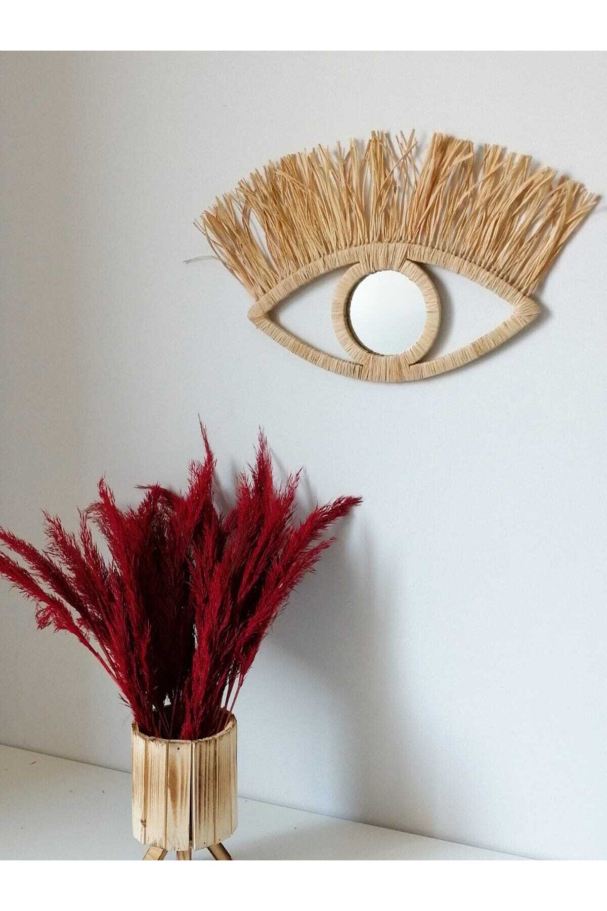 hayalevim designing Rafya Ayna Yarım Göz