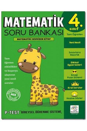 4. Sınıf Matematik Soru Bankası Matematiği Sevdiren Kitap Yükselen Zeka 2590
