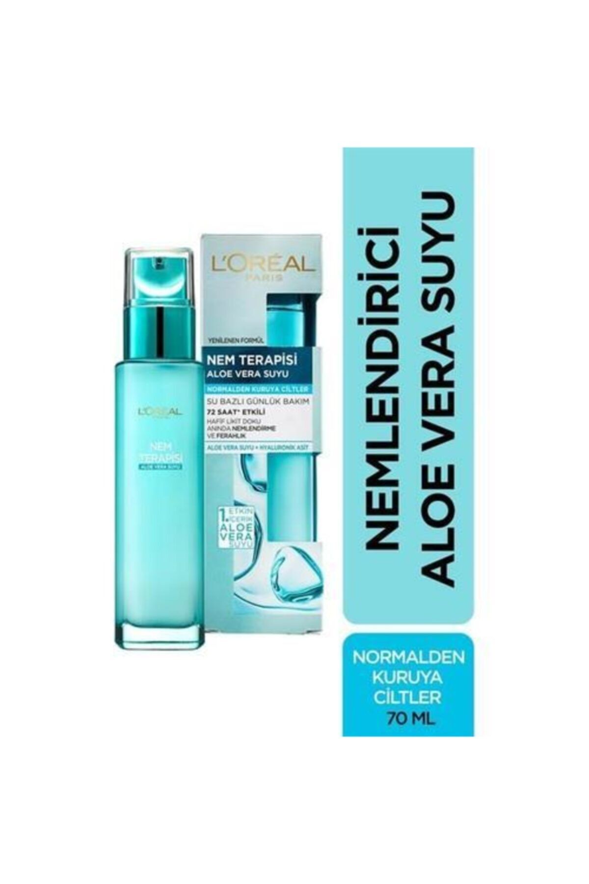 L'Oreal Paris مرطوب کننده آب آلوئه ورا برای پوست خشک و حساس 70 میلی لیتر