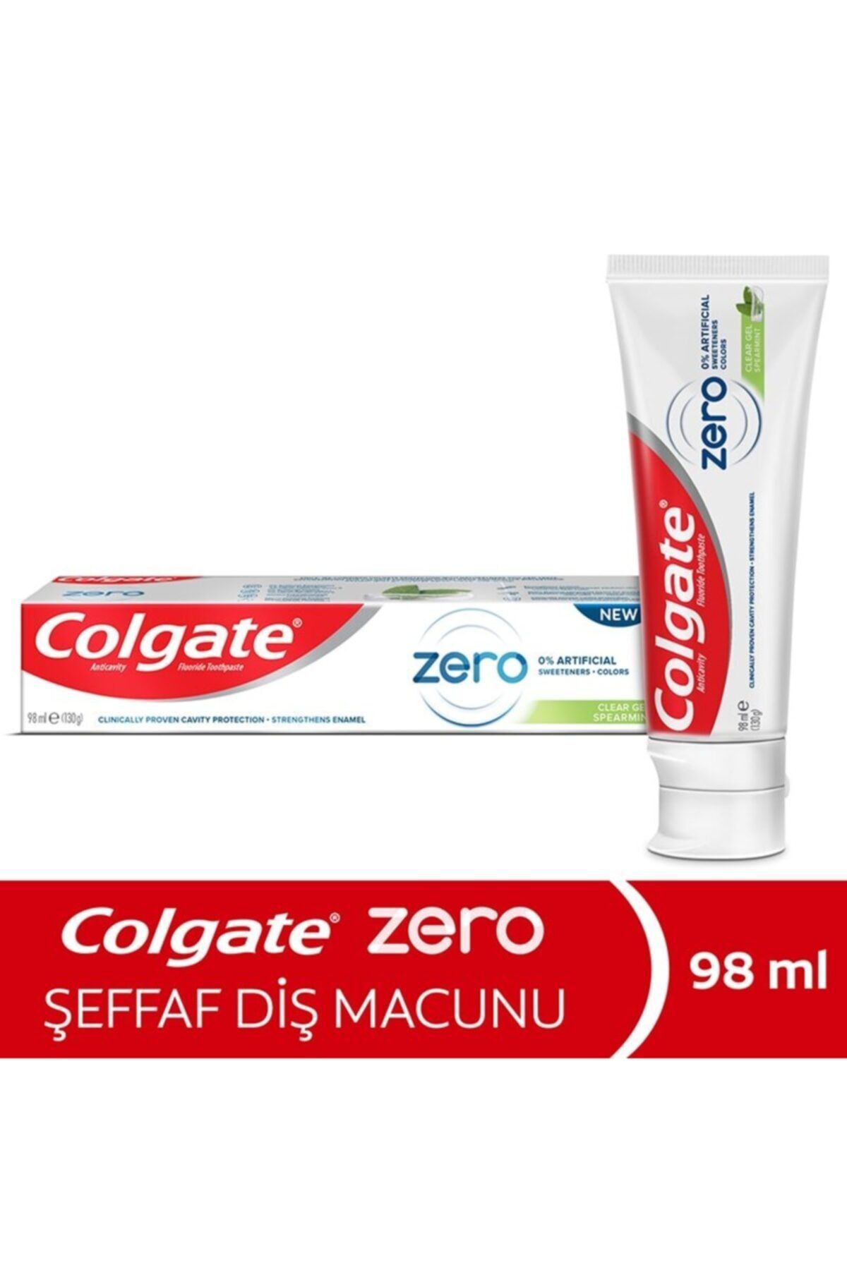 Colgate-Zero Spearmint Transparent Toothpaste 98 ml 2
