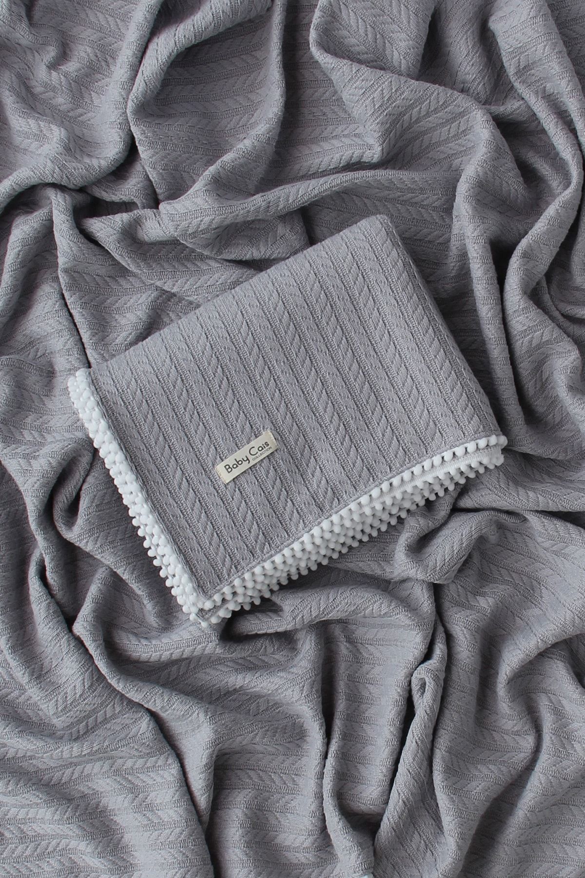 Grey baby blanket discount