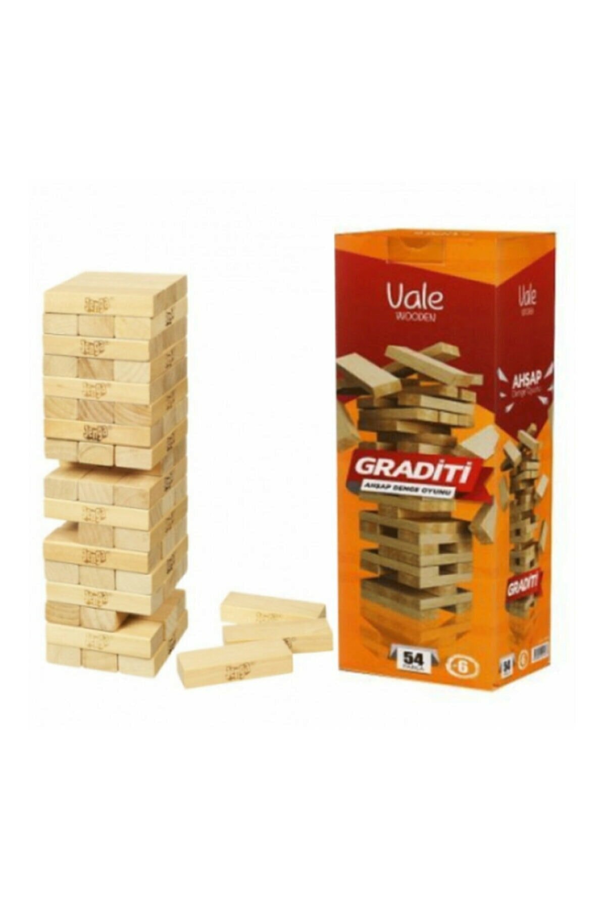 Graditi Jenga Ahşap Denge Oyunu - Çocuk Oyun Yetişkin Oyun Oyuncak Eğitici Oyun