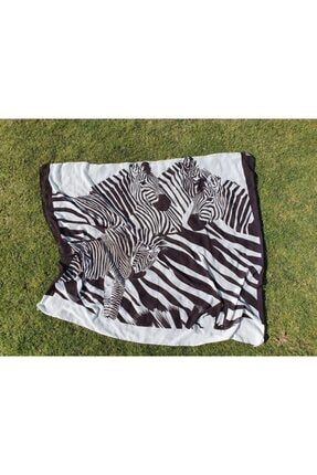 Kadın Zebra Desenli Renkli Uzun Kısa Bağlamalı Pareo İPZS2101