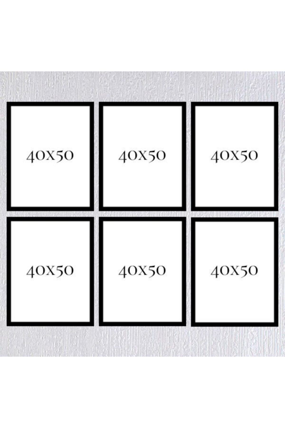 Araste Altılı 40x50 Çerçeve ( Postersiz ) - Bos1015