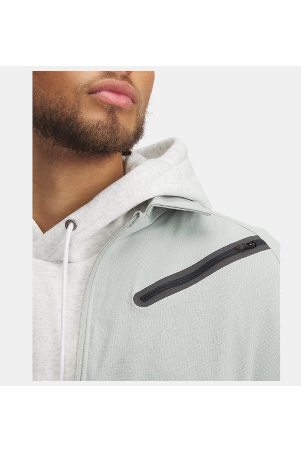 ژاکت ورزشی خاکستری مردانه تخلیه نشده و غیرقابل توقف 377 Under Armour
