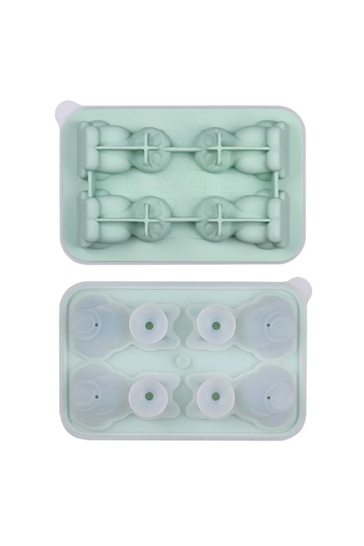 choice2-green Silicone Ice Cube Ice Ball Mold Animal Ice Cube Cat Ice Cube Cat Ice Cube Mold Home Ice Cube I 1