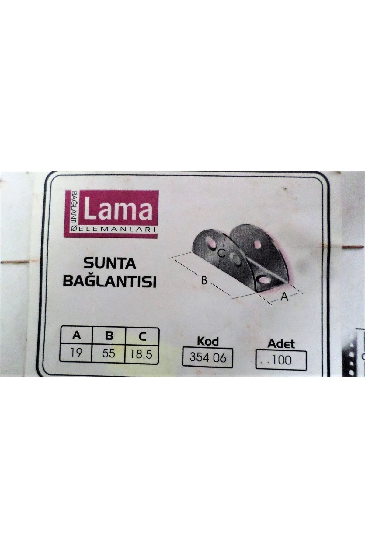 Mikasso Sunta-mdf-ahşap Birleştirme U Tipi Bağlantı Aparat (5'Lİ) Mobilya Bağlantı Elemanları Gri