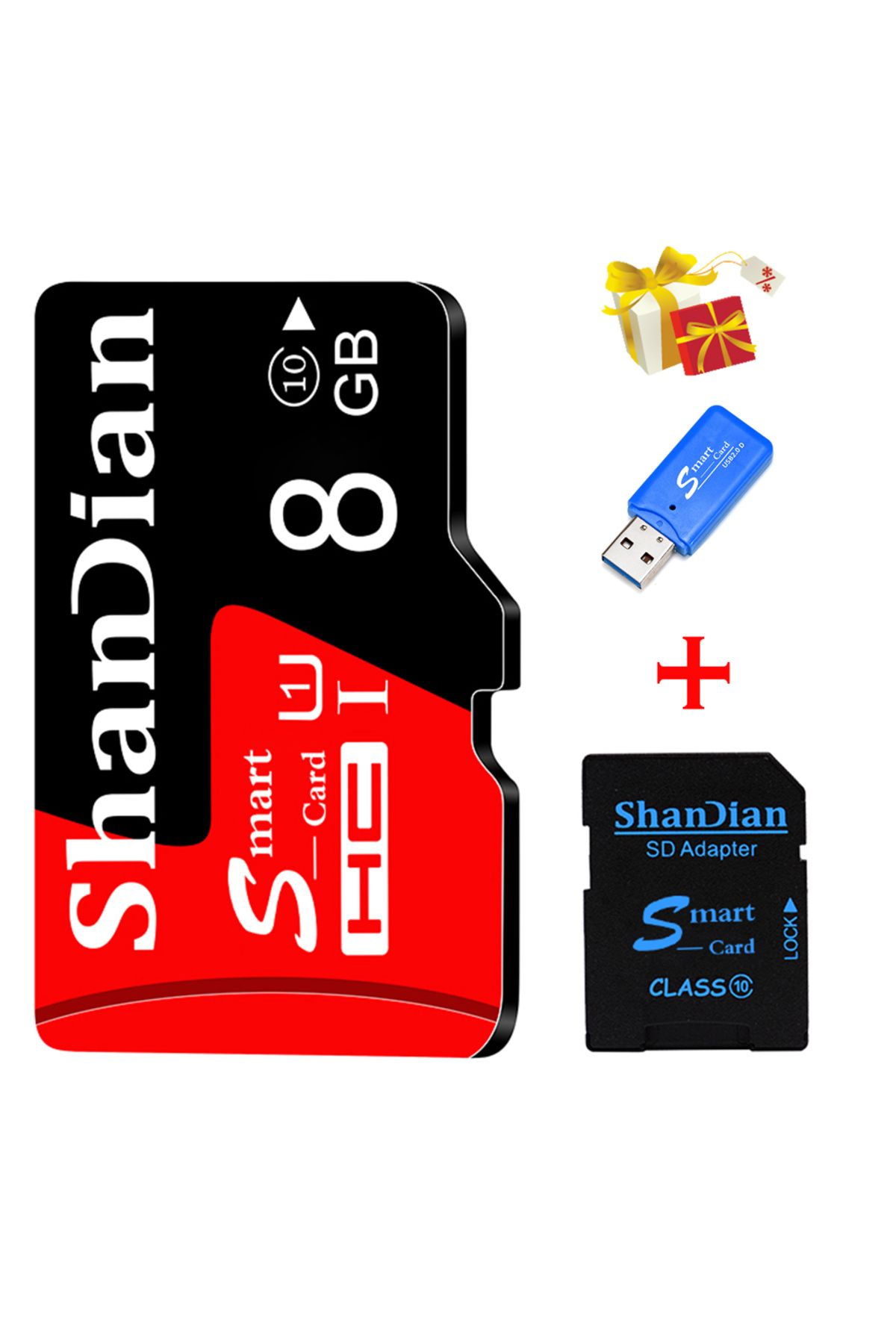 JASTER-8GB Ultra MicroSDXC UHS-I Memory Card C10 Full HD A1 High-speed MicroSDHC C4 MicroSD Card Trans Flas 1