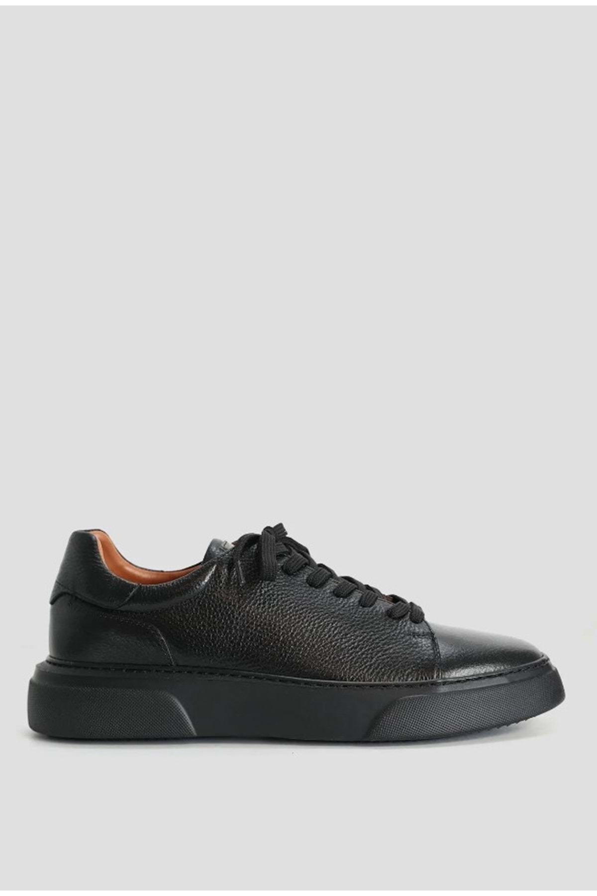 111230187 Tommy Casual Deri Erkek Sneaker Ayakkabı SİYAH — مشکی VSK-AST08274 — تصویر 3 از 6