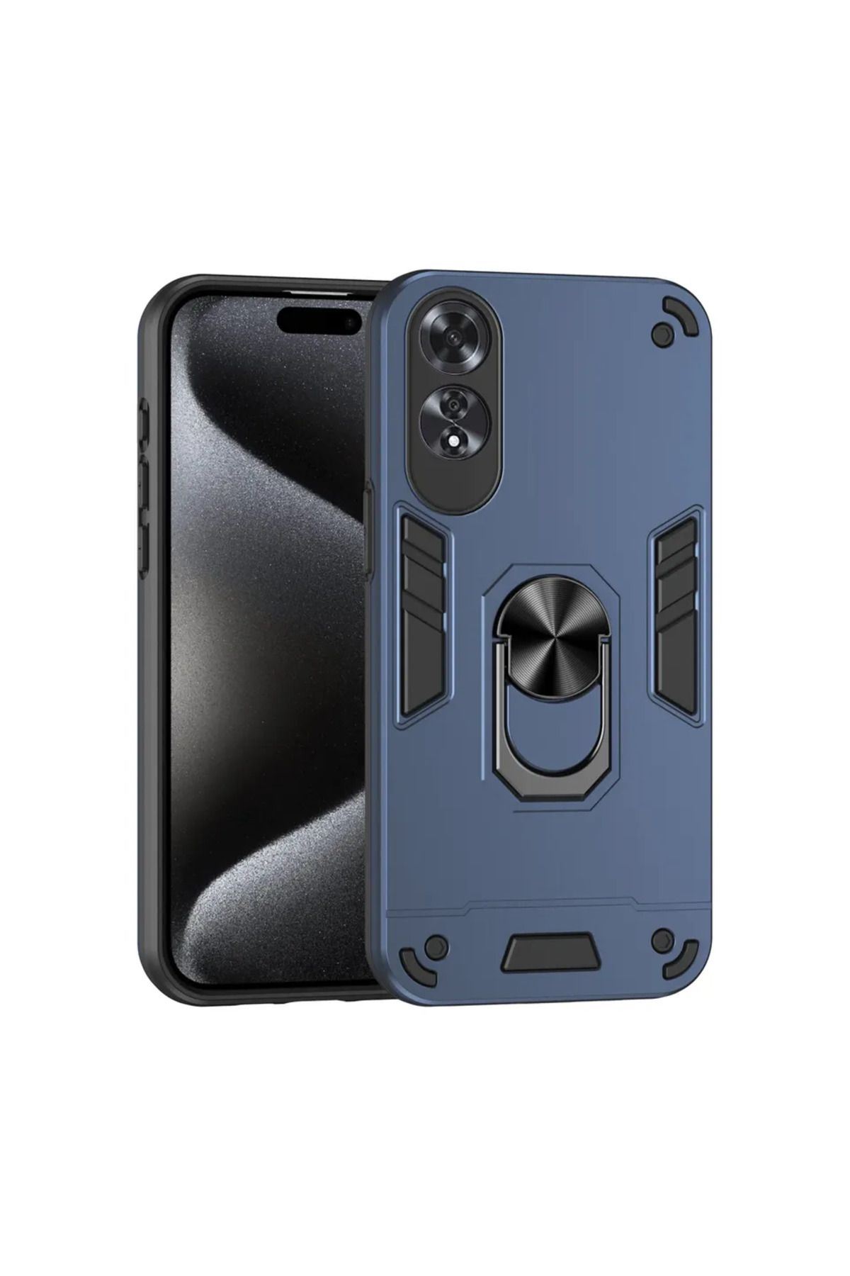 Choice-Blue For OPPO A59 5G Shockproof  Armor Case for OPPO Reno 11F 10 8T 7Z 6 Lite A60 A59 A79 A78 A98 A5 1