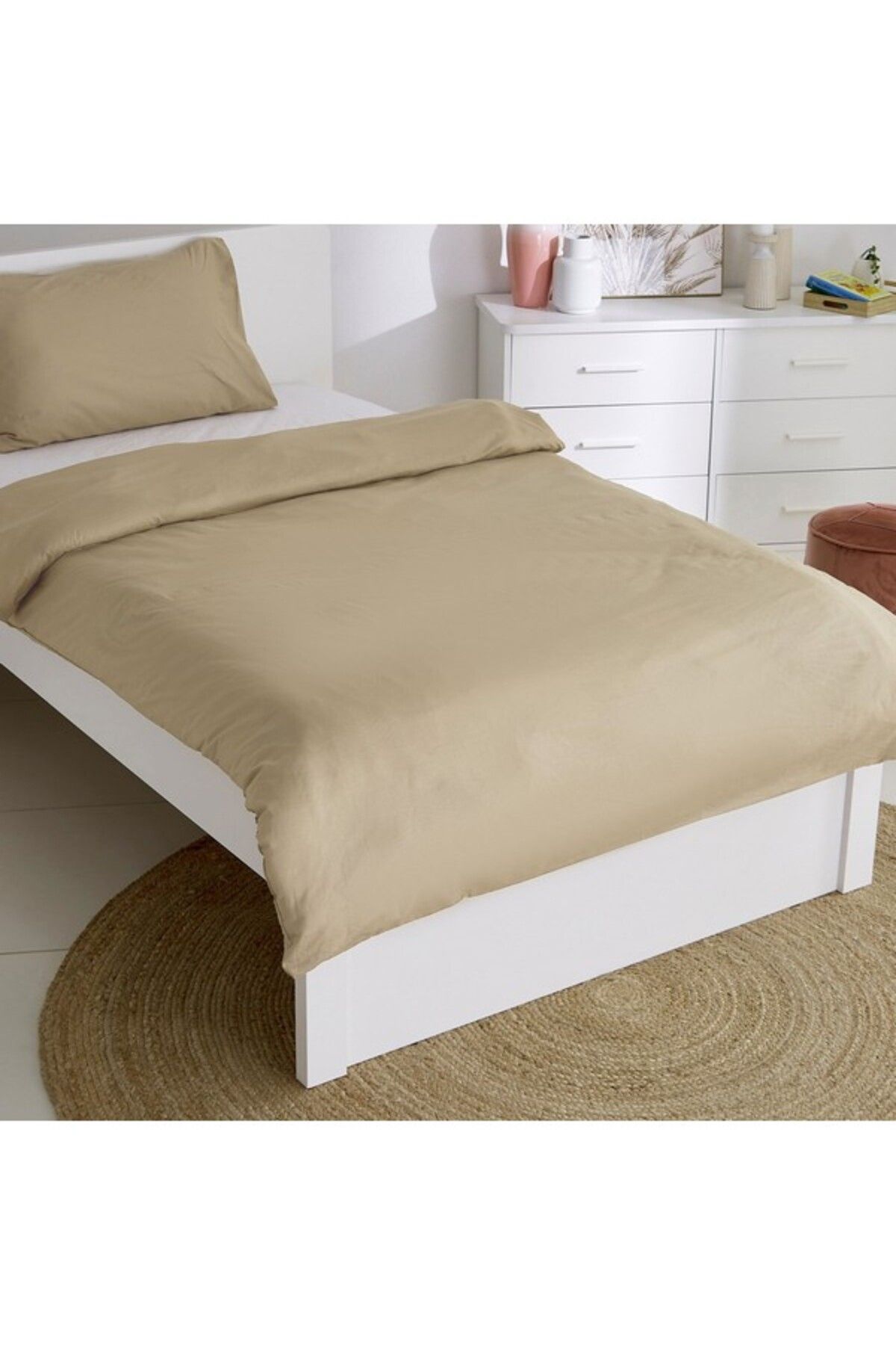 Home Box-طقم غطاء لحاف فردي من Ballina مكون من قطعتين من القطن الصلب مقاس 135 × 200 سم 6