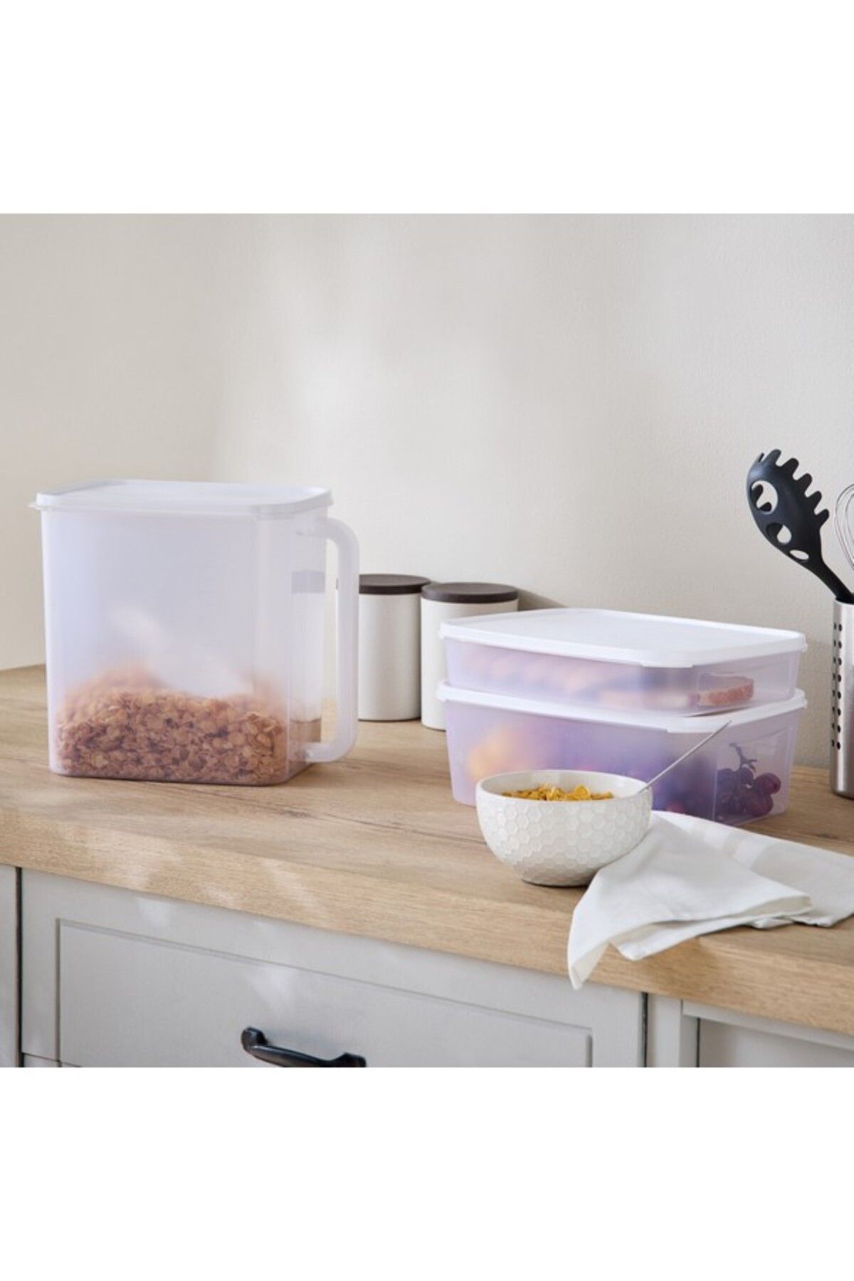 Home Box-Spectra Food Storage Container with Handle and Scoop 9 L 5