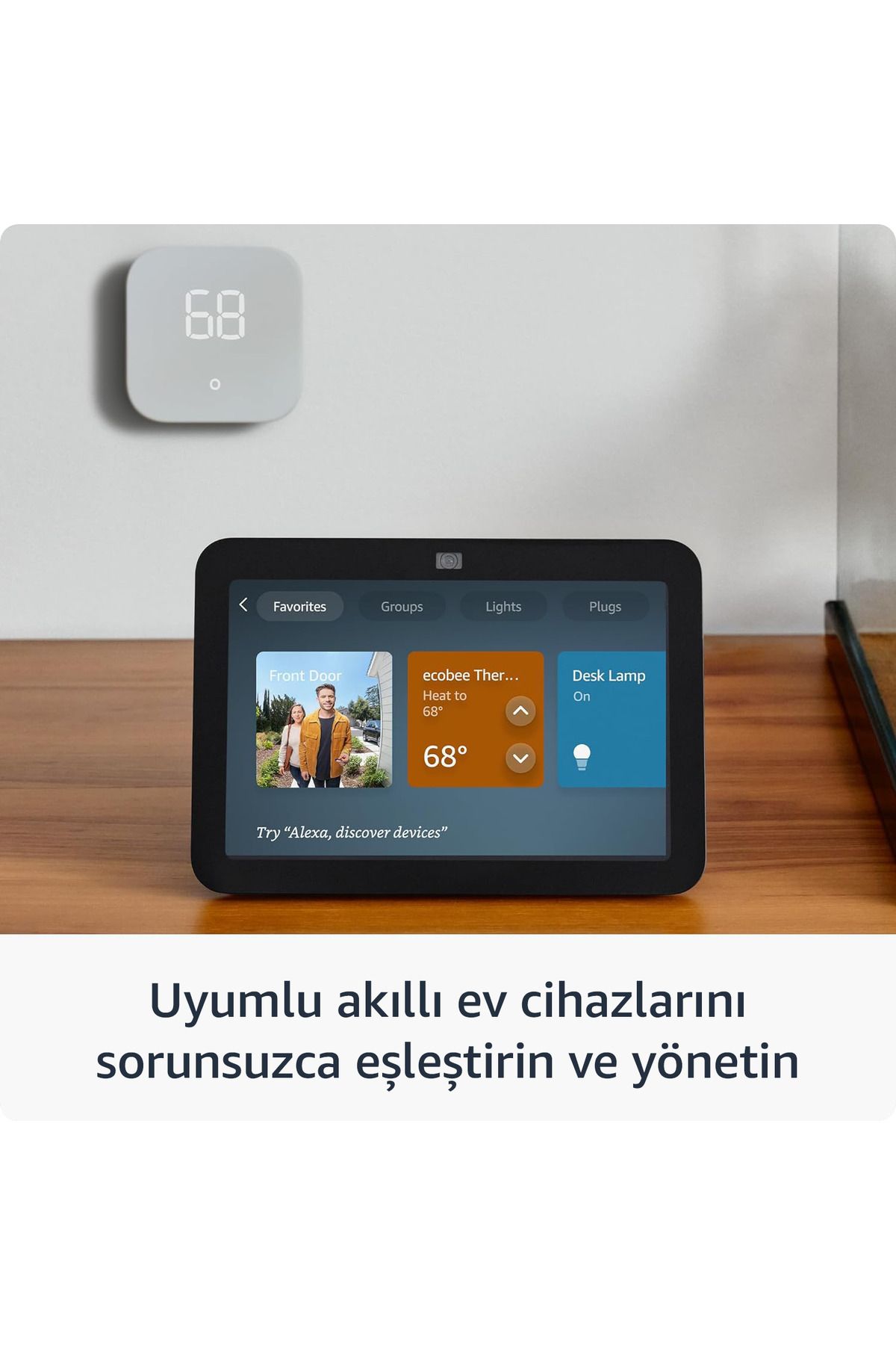 Amazon-Echo Show 8 | 3rd Generation 2023 | HD Smart Touchscreen with Spatial Audio | Smart Home Hub 4
