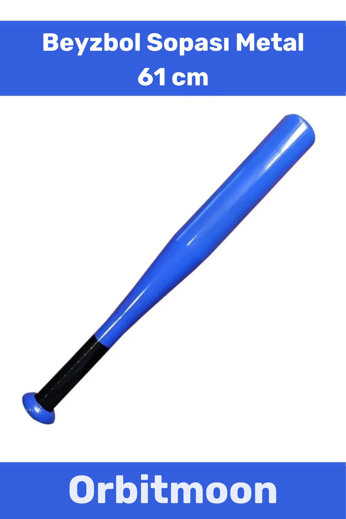 Orbitmoon Premium Seri Özel Üretim Metal Kırılmaz Kolay Kavrama Kaliteli Beyzbol Sopası 61 Cm
